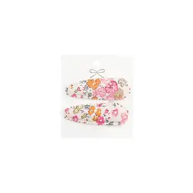 2-Piece Baby Girl Hair Clips Floral Print in #15