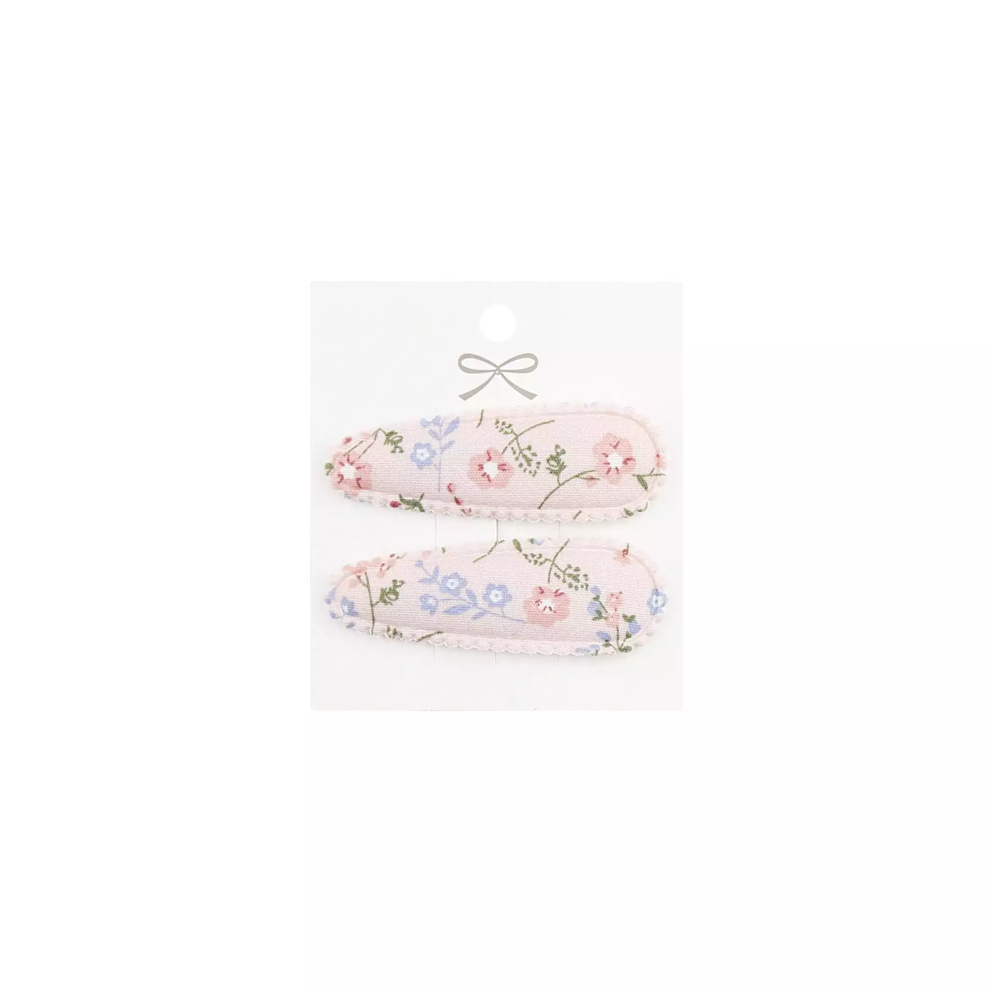 2-Piece Baby Girl Hair Clips Floral Print in #27