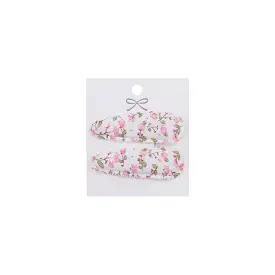 2-Piece Baby Girl Hair Clips Floral Print in #7