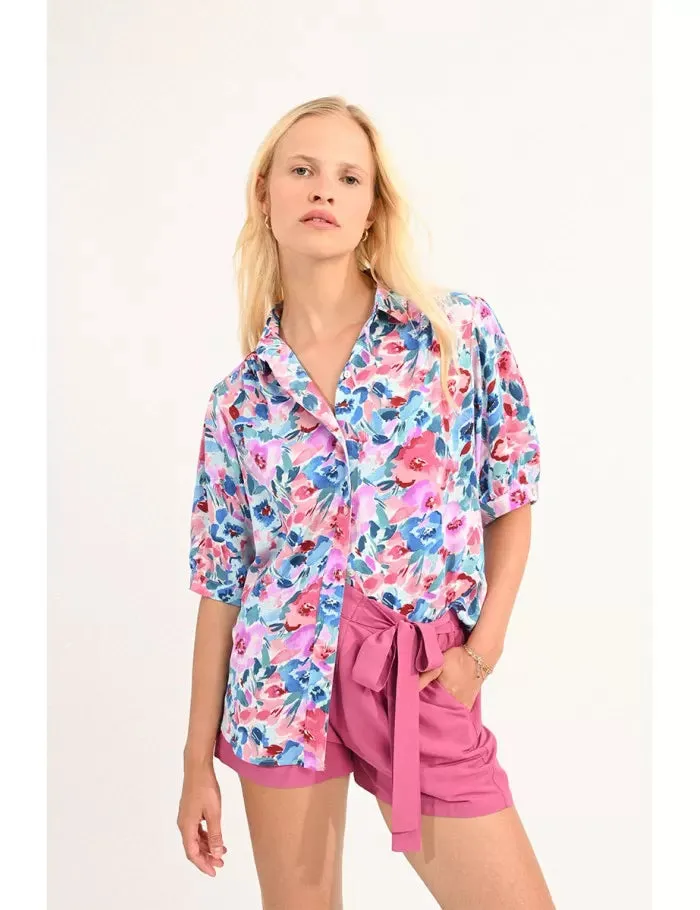 204 - Floral Print Shirt - Molly Bracken