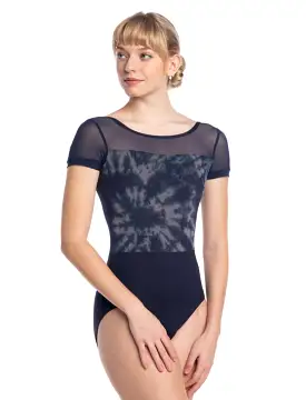 Ainsliewear Billie Leotard with Shibori Print