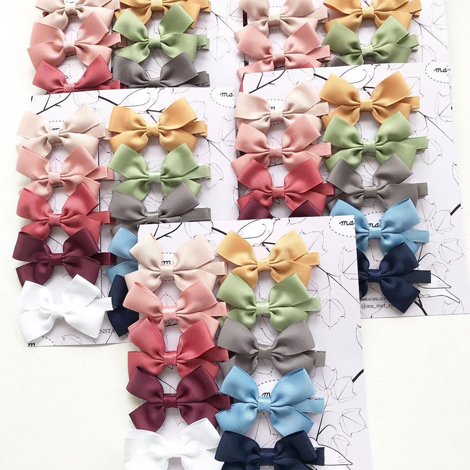 Ambrosia - bundle of 10 - Size: LARGE- hair clips or elastic headband