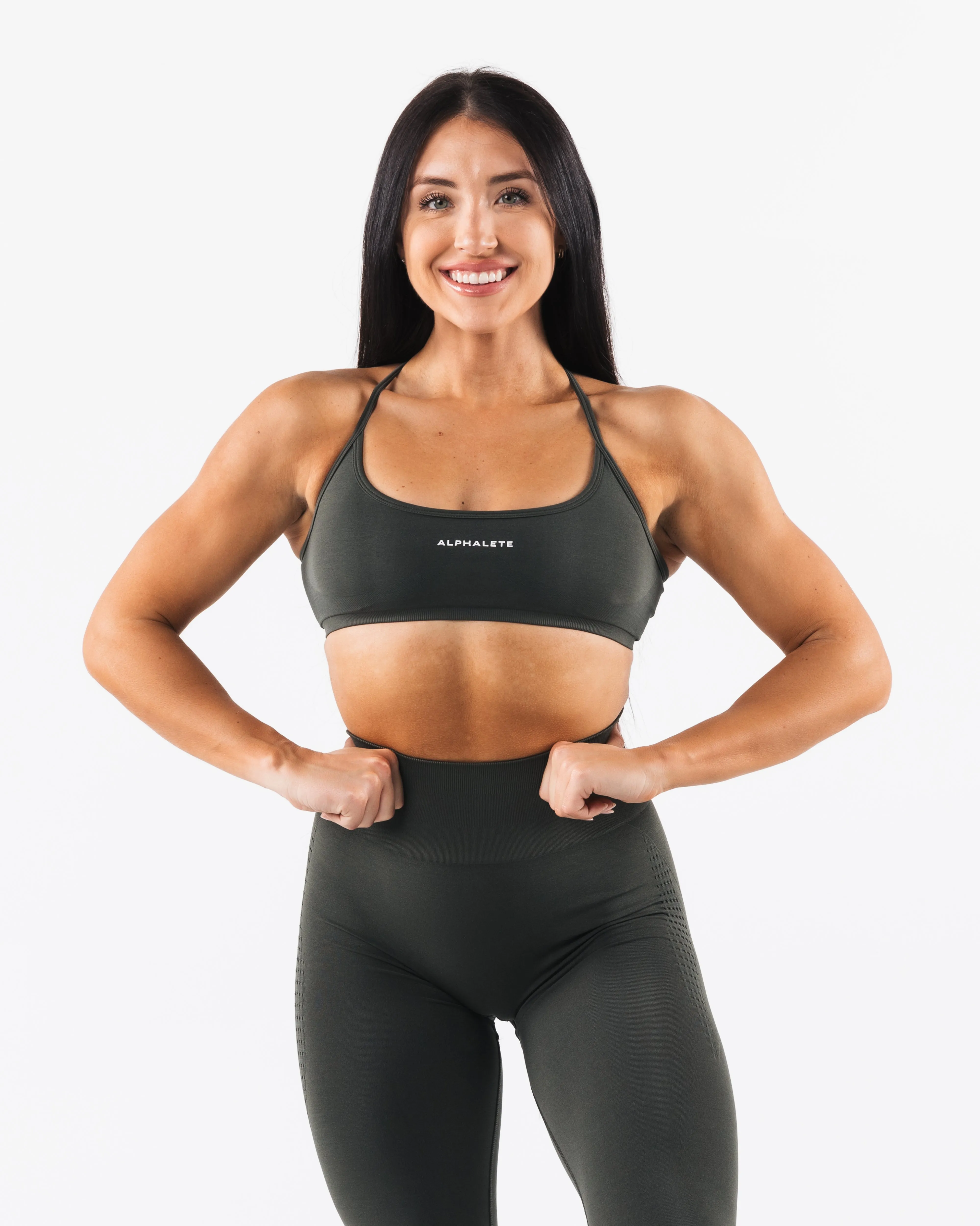 Amplify Back Cross Bra - Mountain Top