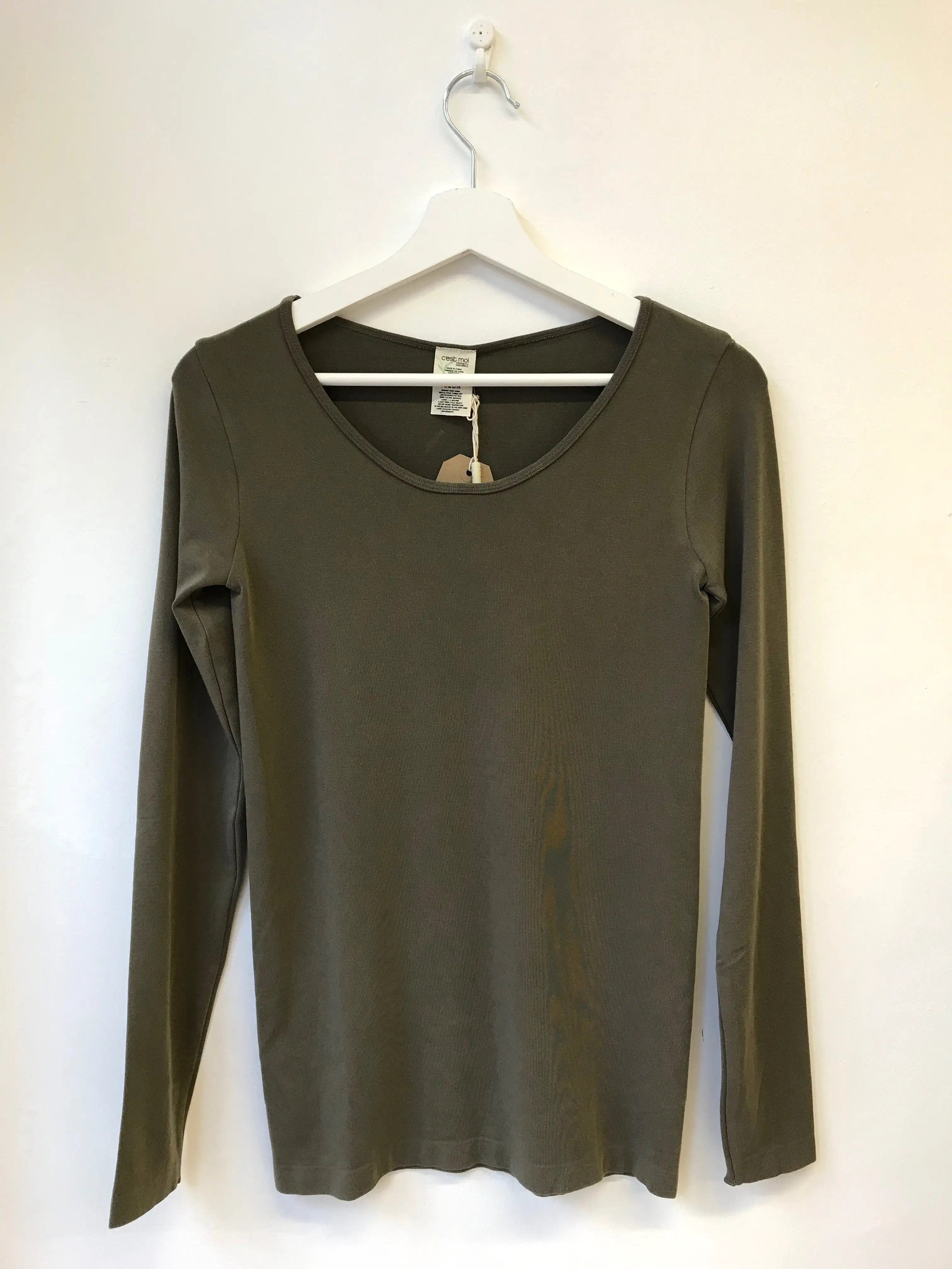 Bamboo basic one size long sleeve t-shirt- various colours