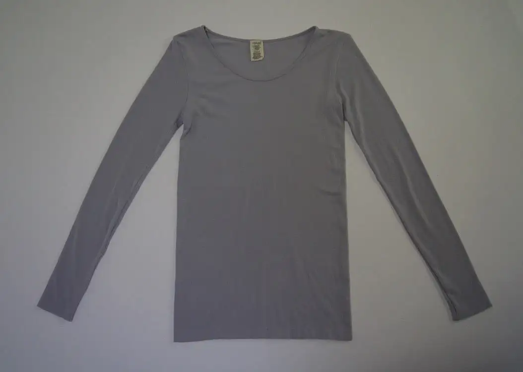 Bamboo basic one size long sleeve t-shirt- various colours