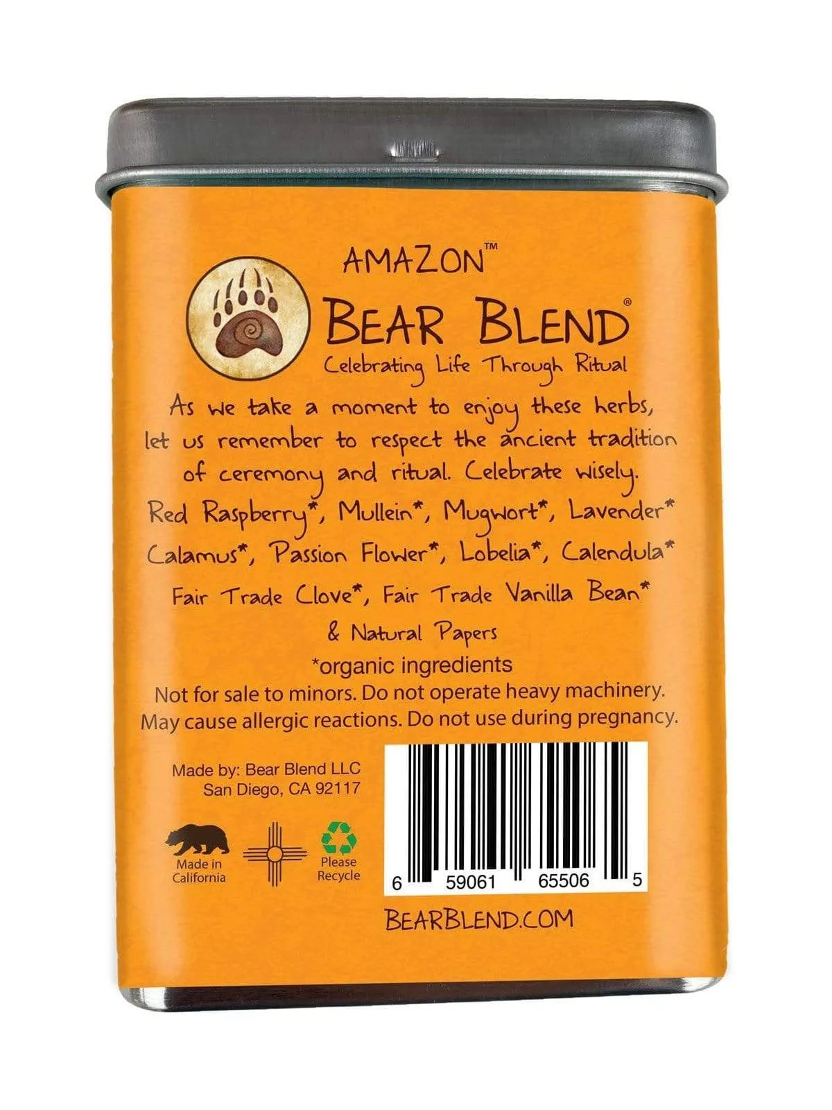 Bear Blend Organic Smoke Blend - Amazon