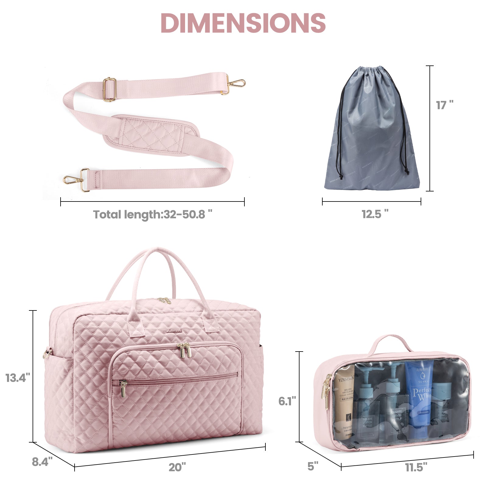 Bolso Verona Pink (Travel Bag)