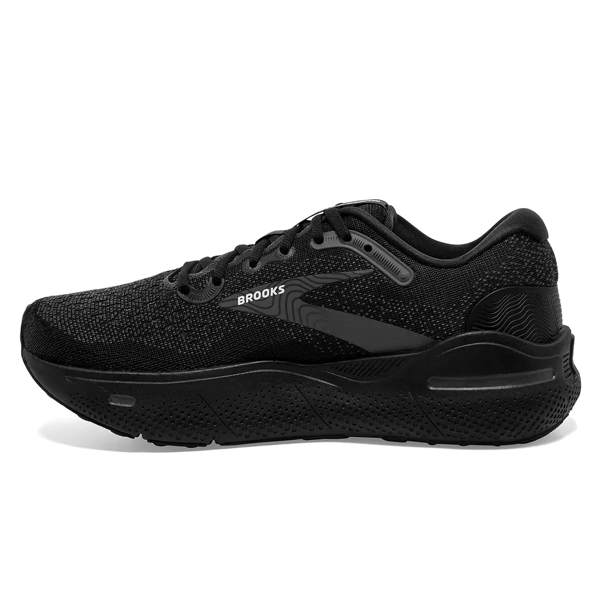 Brooks Ghost Max Mens | Black/black/ebony