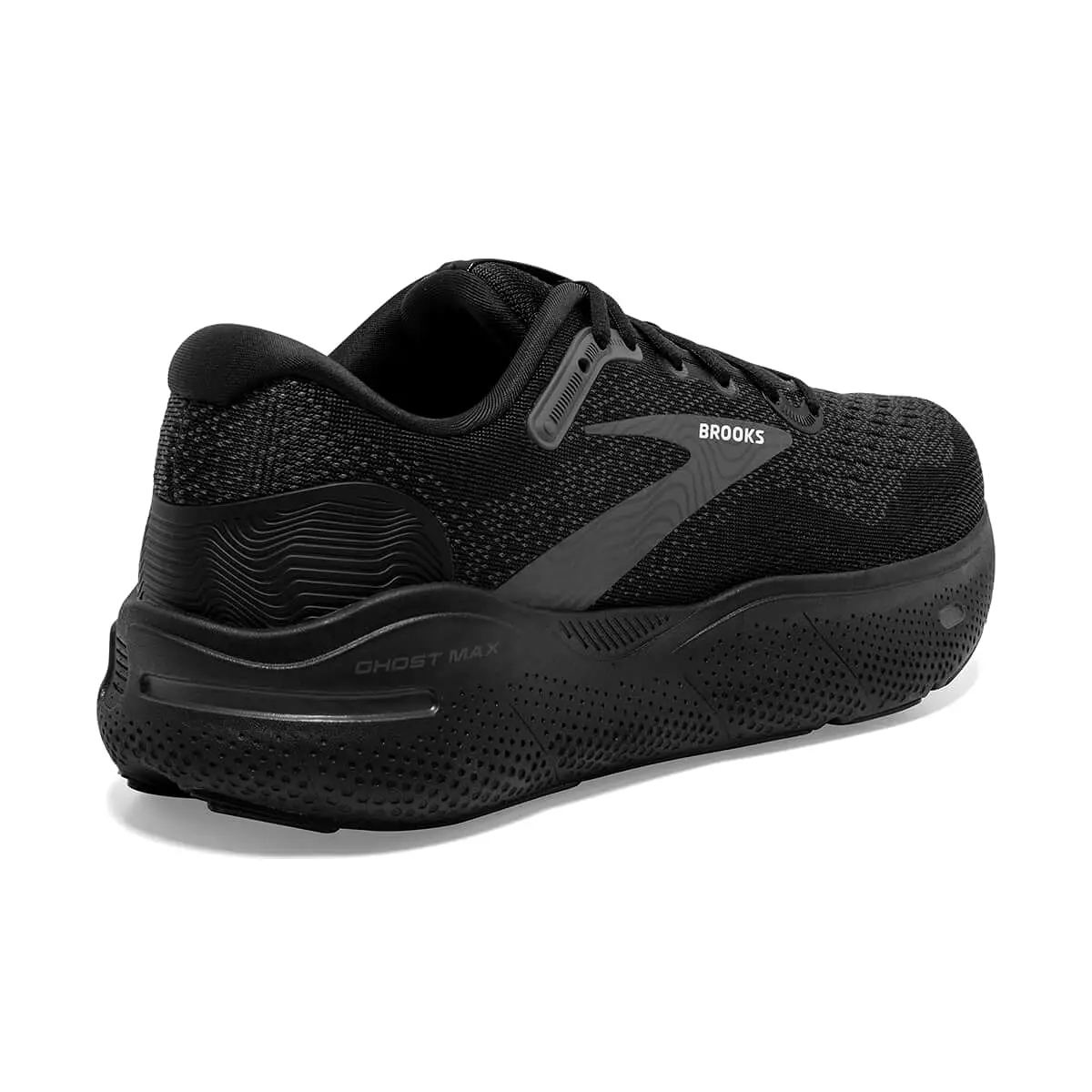 Brooks Ghost Max Mens | Black/black/ebony