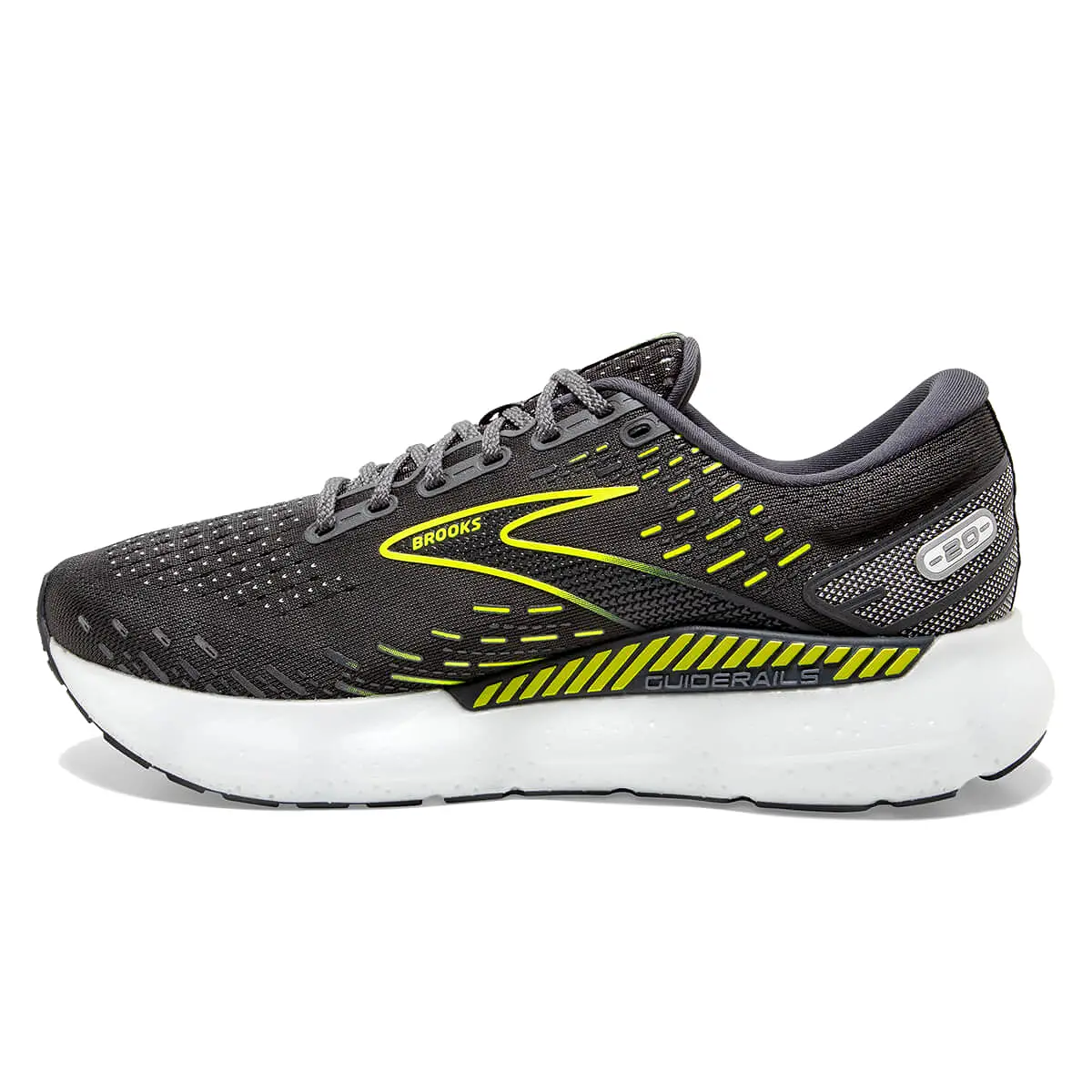 Brooks Glycerin GTS 20 Mens | Ebony/white/nightlife