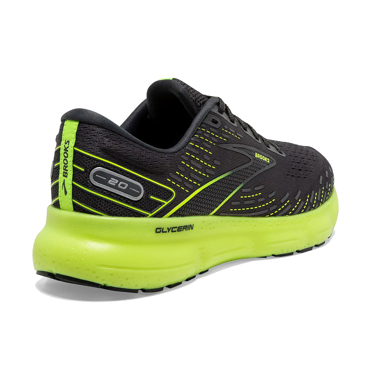 Brooks Glycerin GTS 20 Womens | Ebony/nightlife