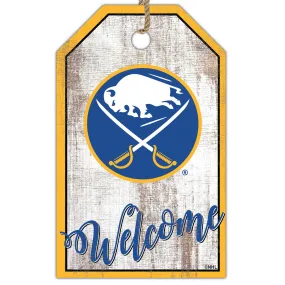 Buffalo Sabres 11'' x 19'' Welcome Team Tag Sign