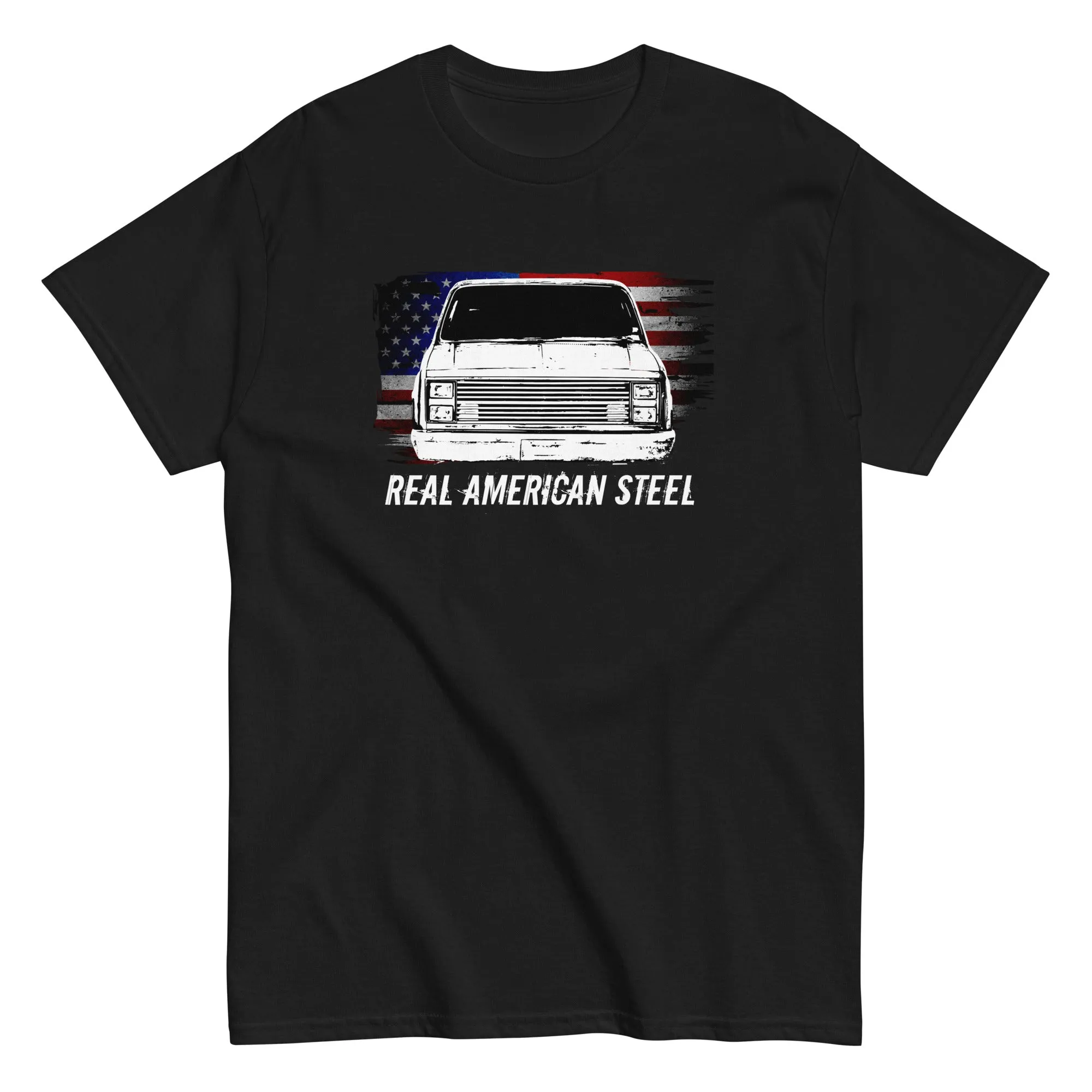 C10 Square Body T-Shirt Patriotic Real American Steel