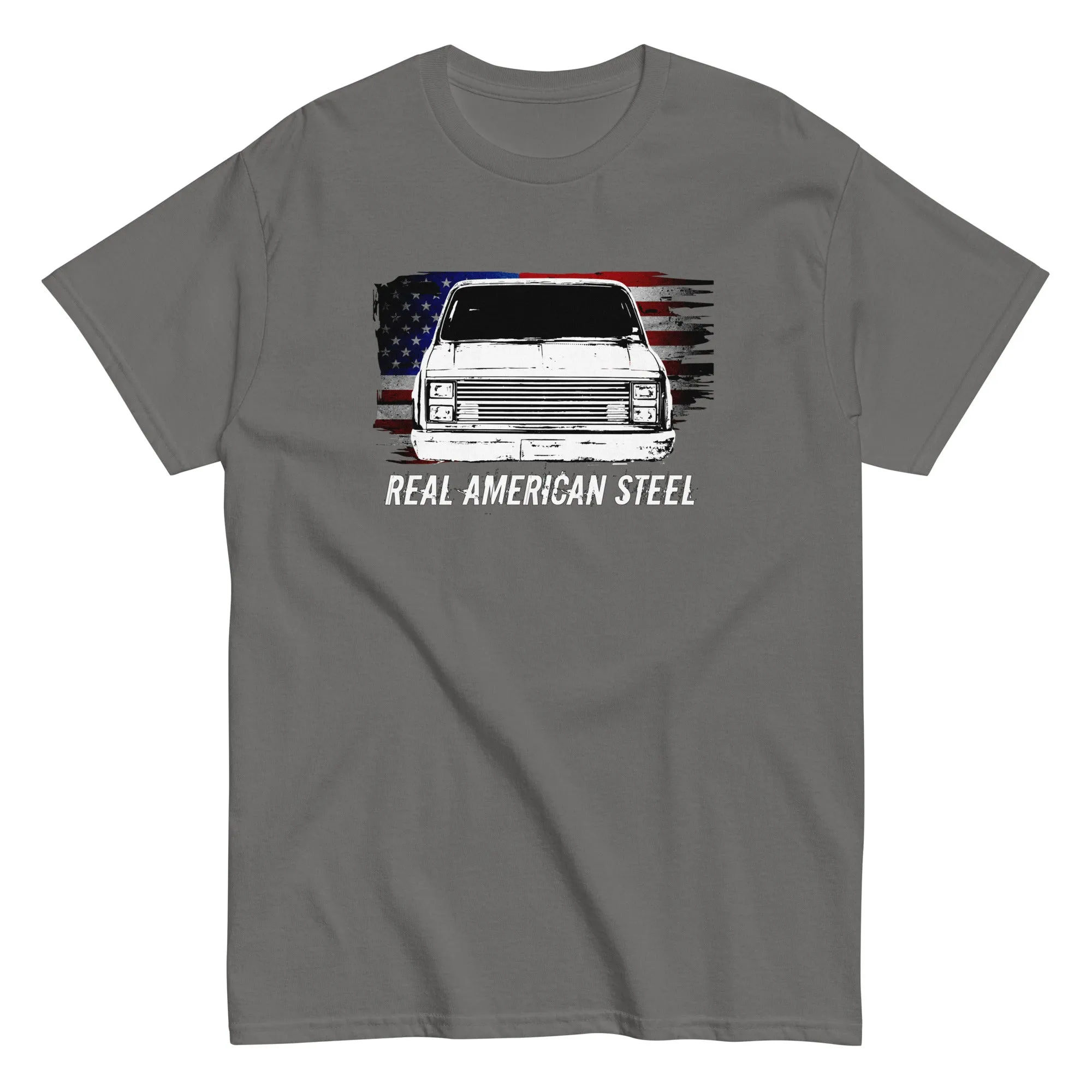 C10 Square Body T-Shirt Patriotic Real American Steel