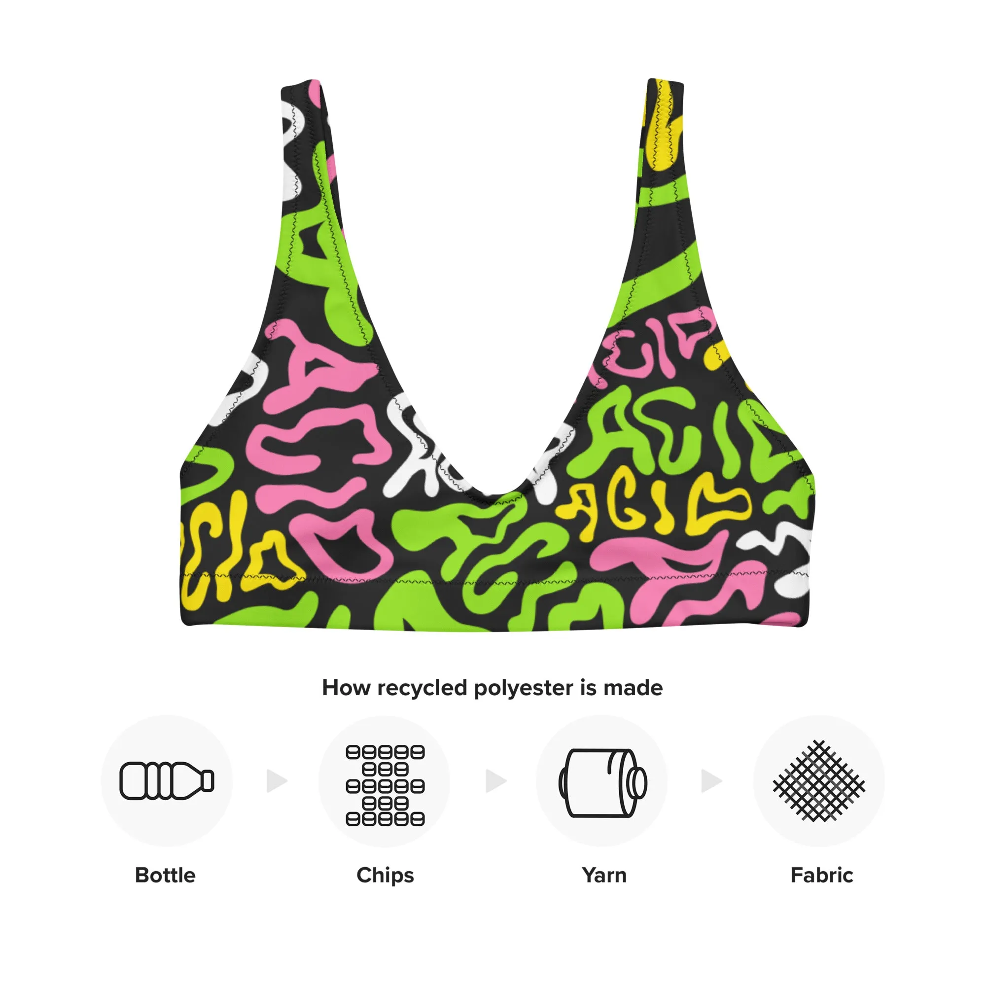 Candy Acid Bra Top