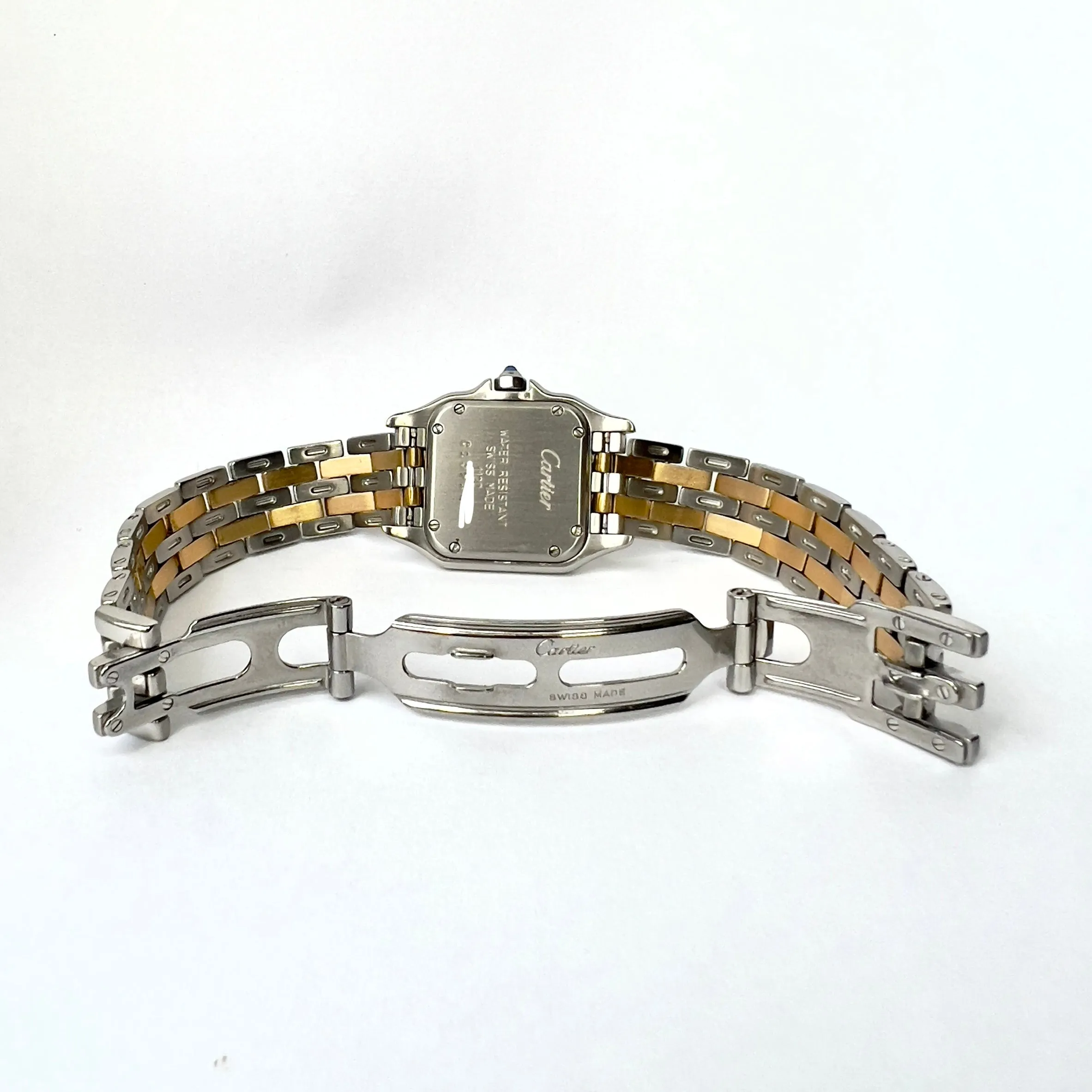 CARTIER PANTHERE 23mm Quartz 2 Row Gold 0.86TCW DIAMOND Watch