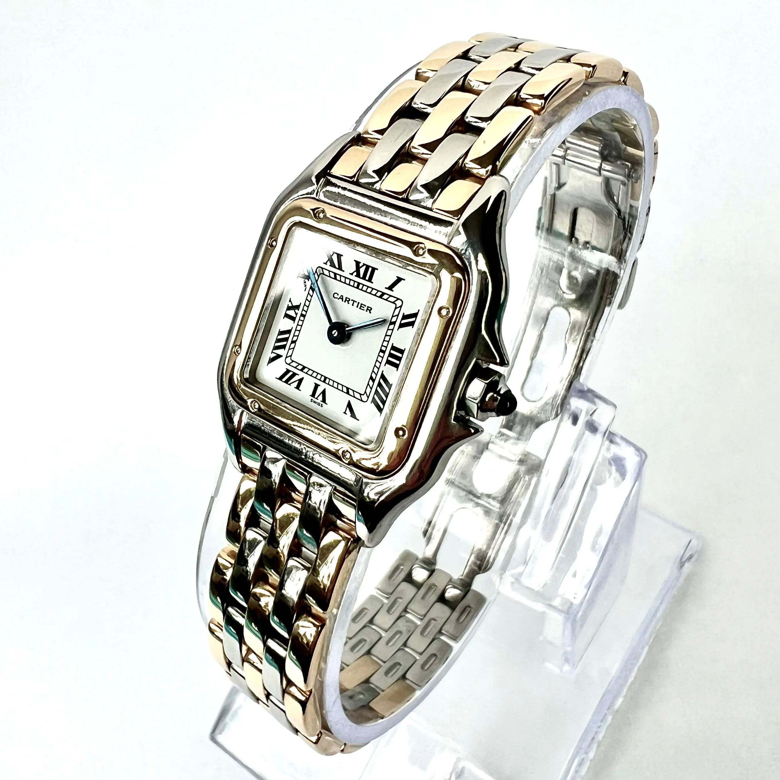 CARTIER PANTHERE 23mm Quartz 3 Row Gold Watch