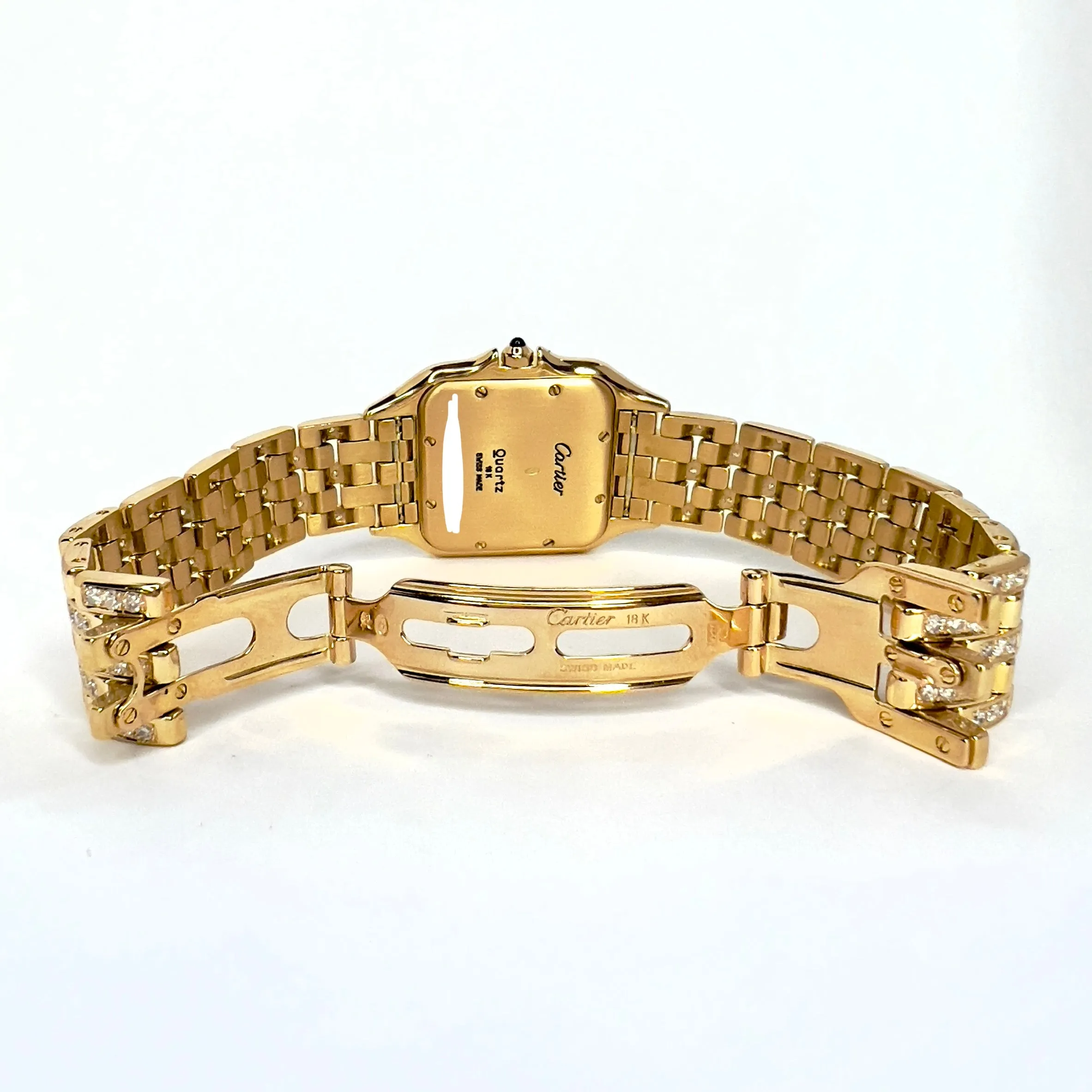 CARTIER PANTHERE 27mm Quartz 18K Yellow Gold 6.1TCW Diamond Watch