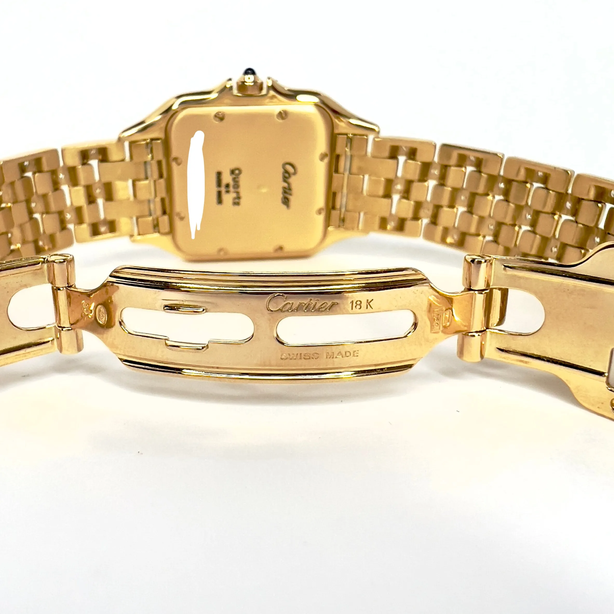 CARTIER PANTHERE 27mm Quartz 18K Yellow Gold 6.1TCW Diamond Watch