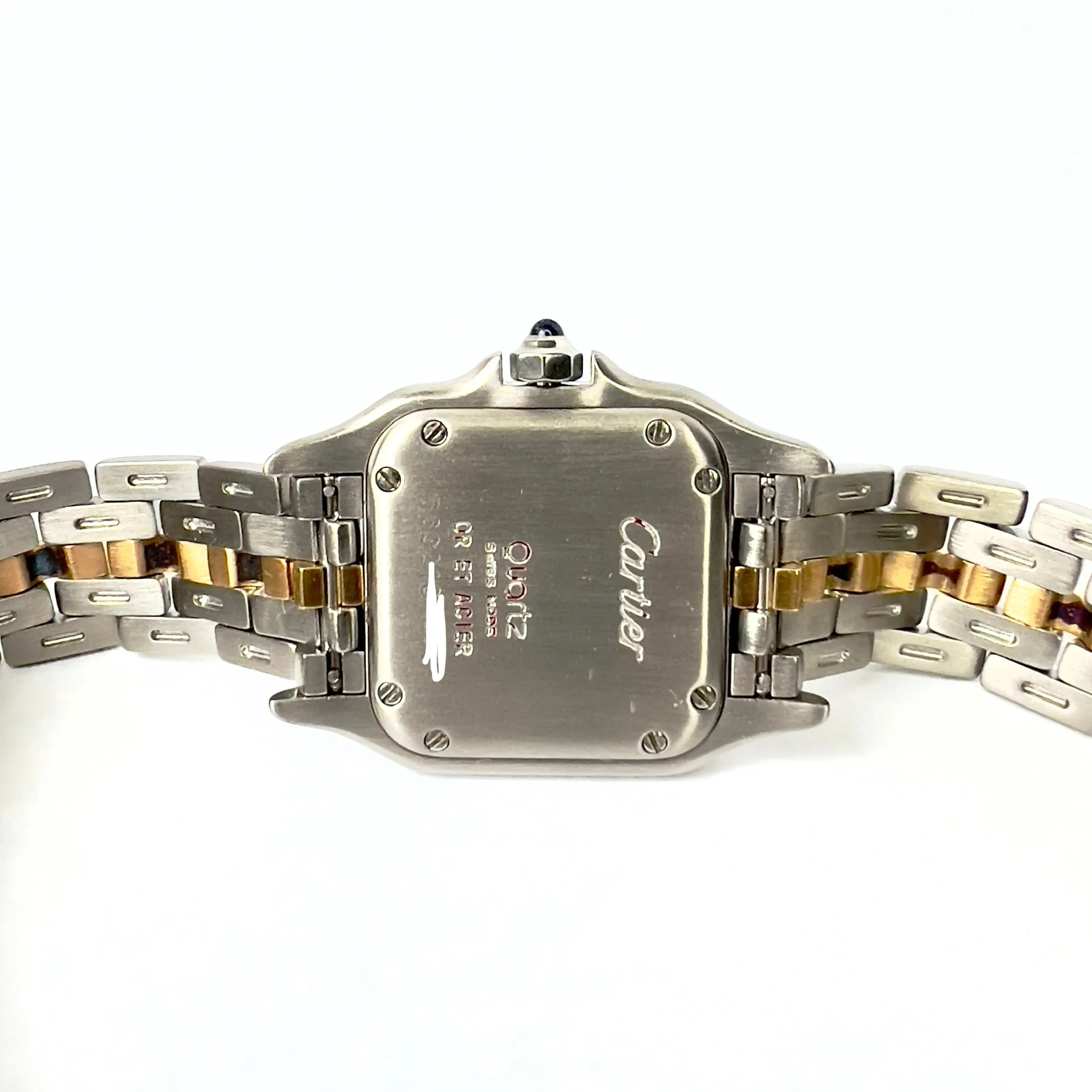 CARTIER PANTHERE Quartz 23mm 1 Row Gold 0.32TCW DIAMOND Watch