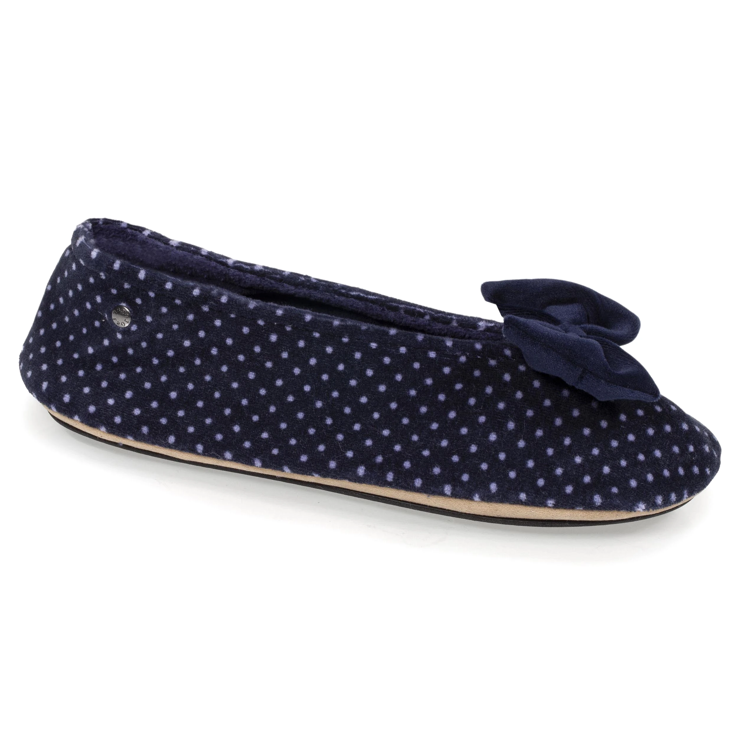 Chaussons ballerines Femme Grand Nud Pois