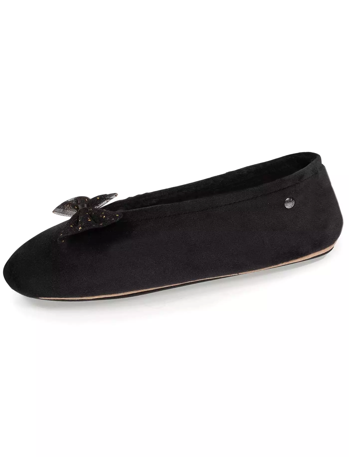 Chaussons ballerines Femme Nud Précieux Noir