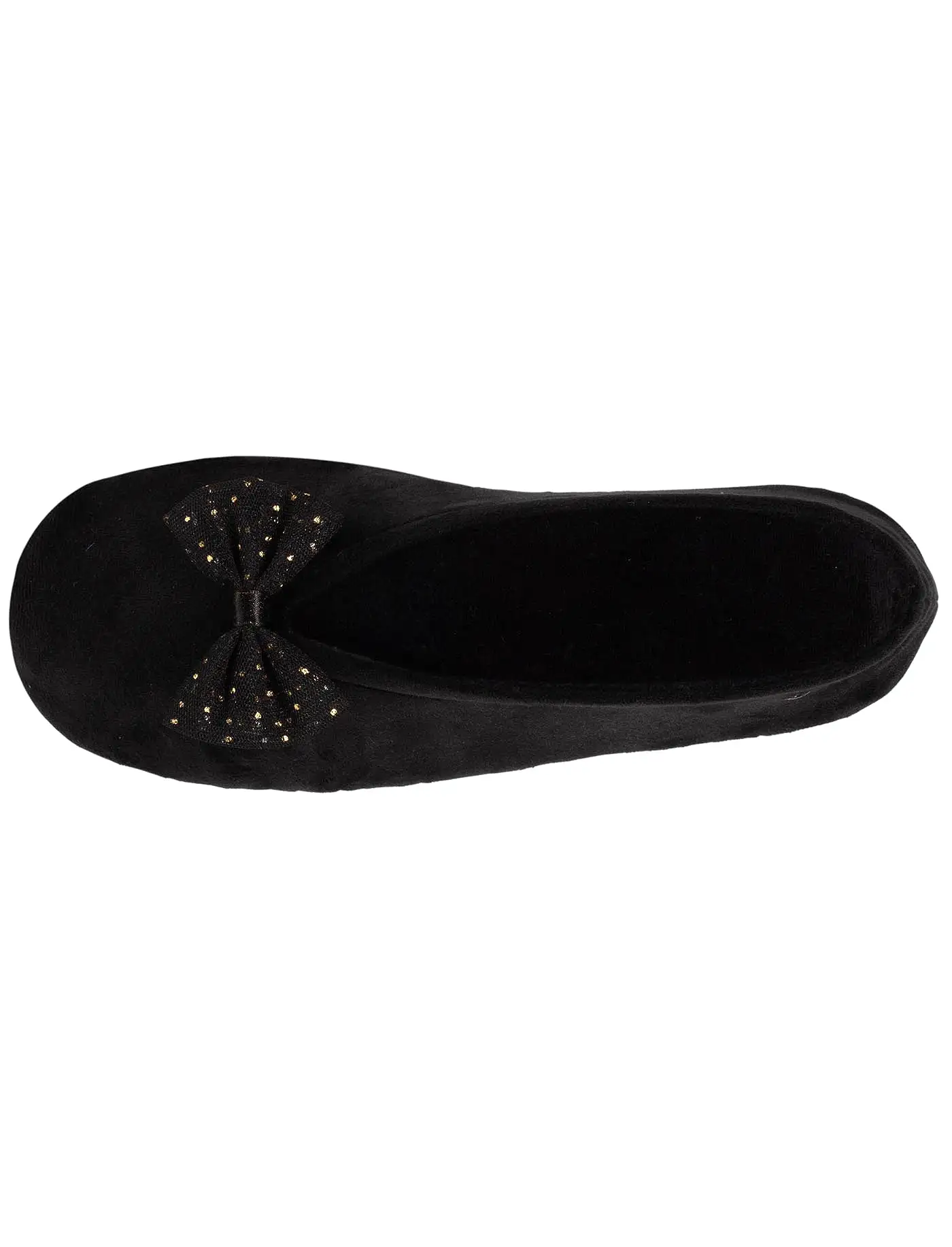 Chaussons ballerines Femme Nud Précieux Noir