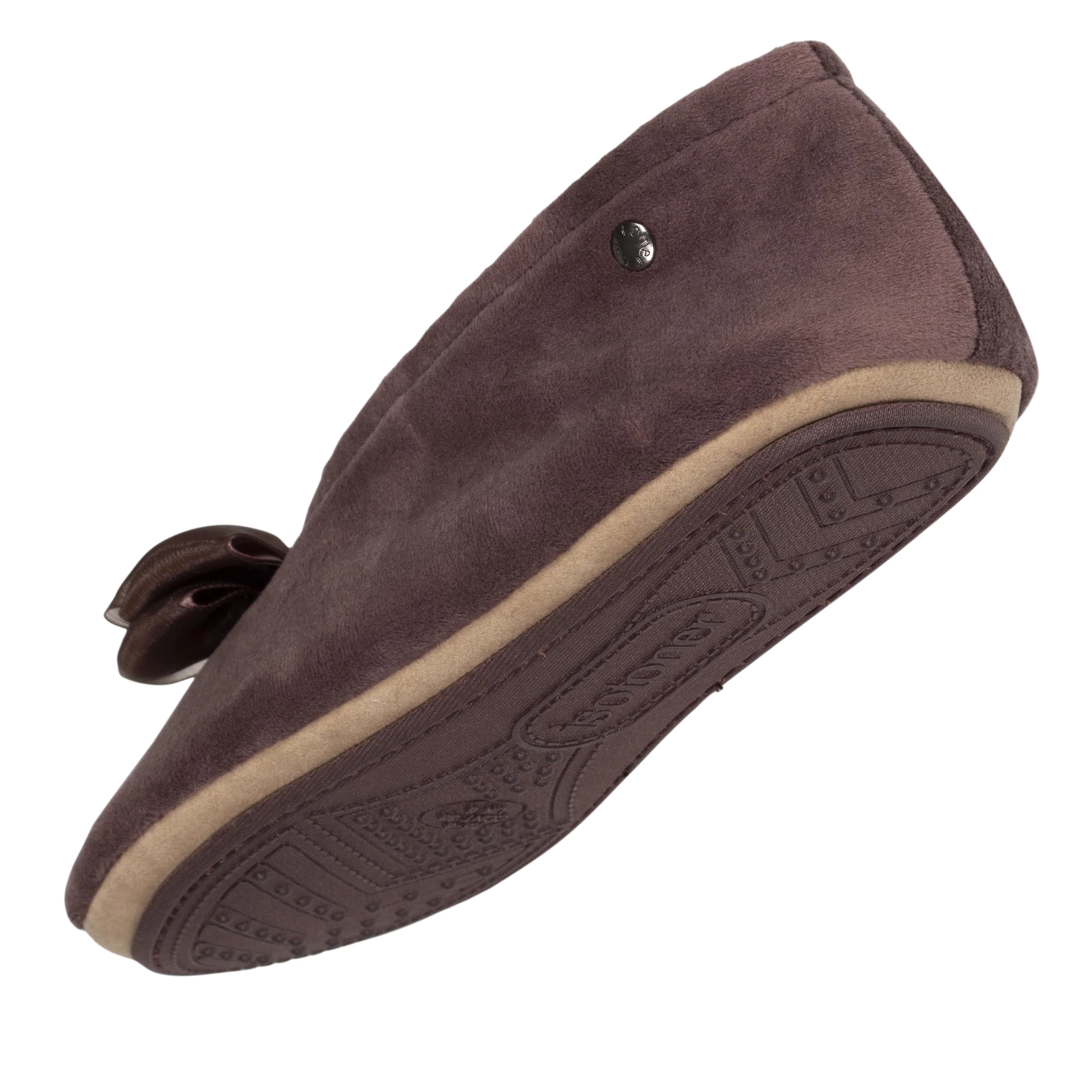 Chaussons ballerines Femme Nud Précieux Taupe