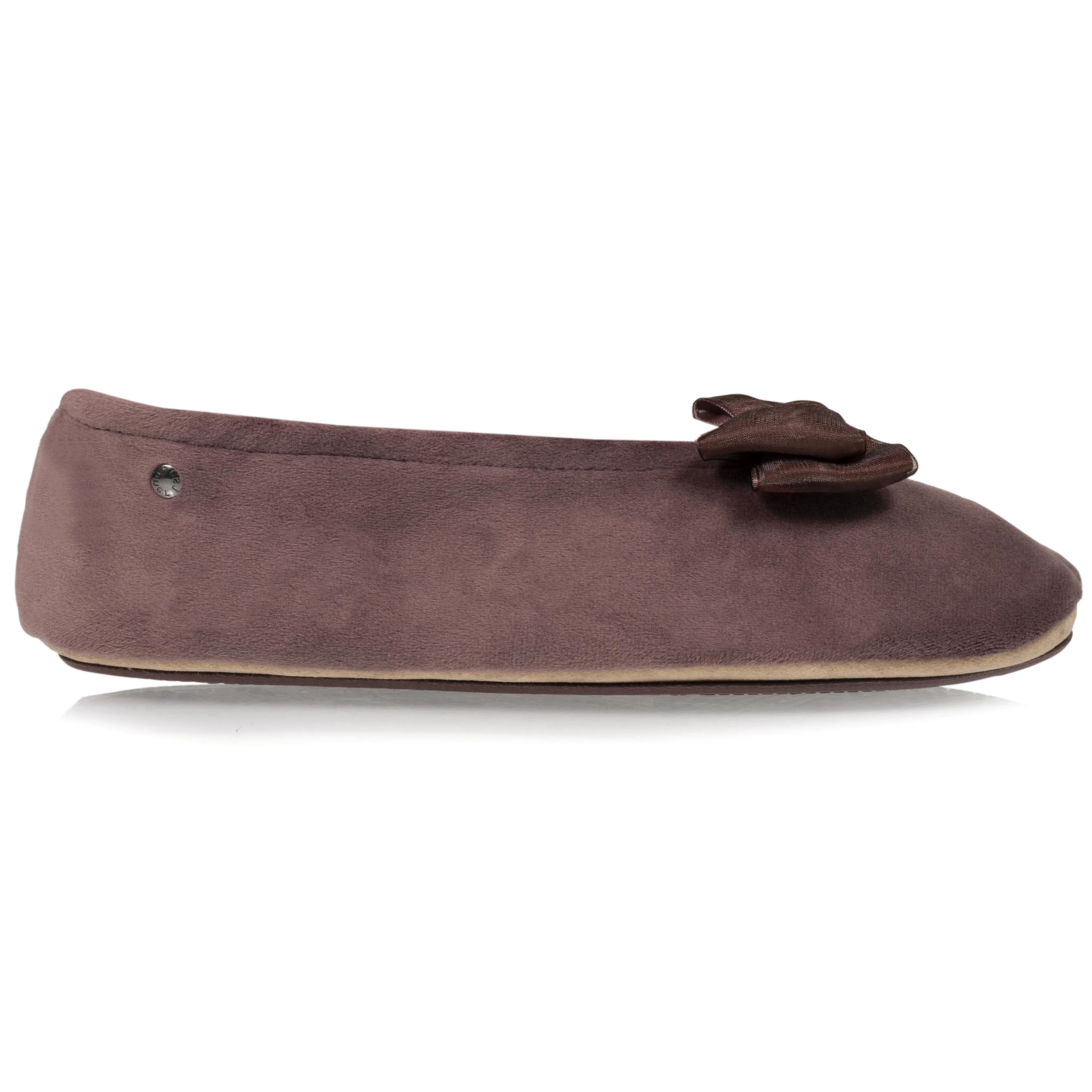 Chaussons ballerines Femme Nud Précieux Taupe