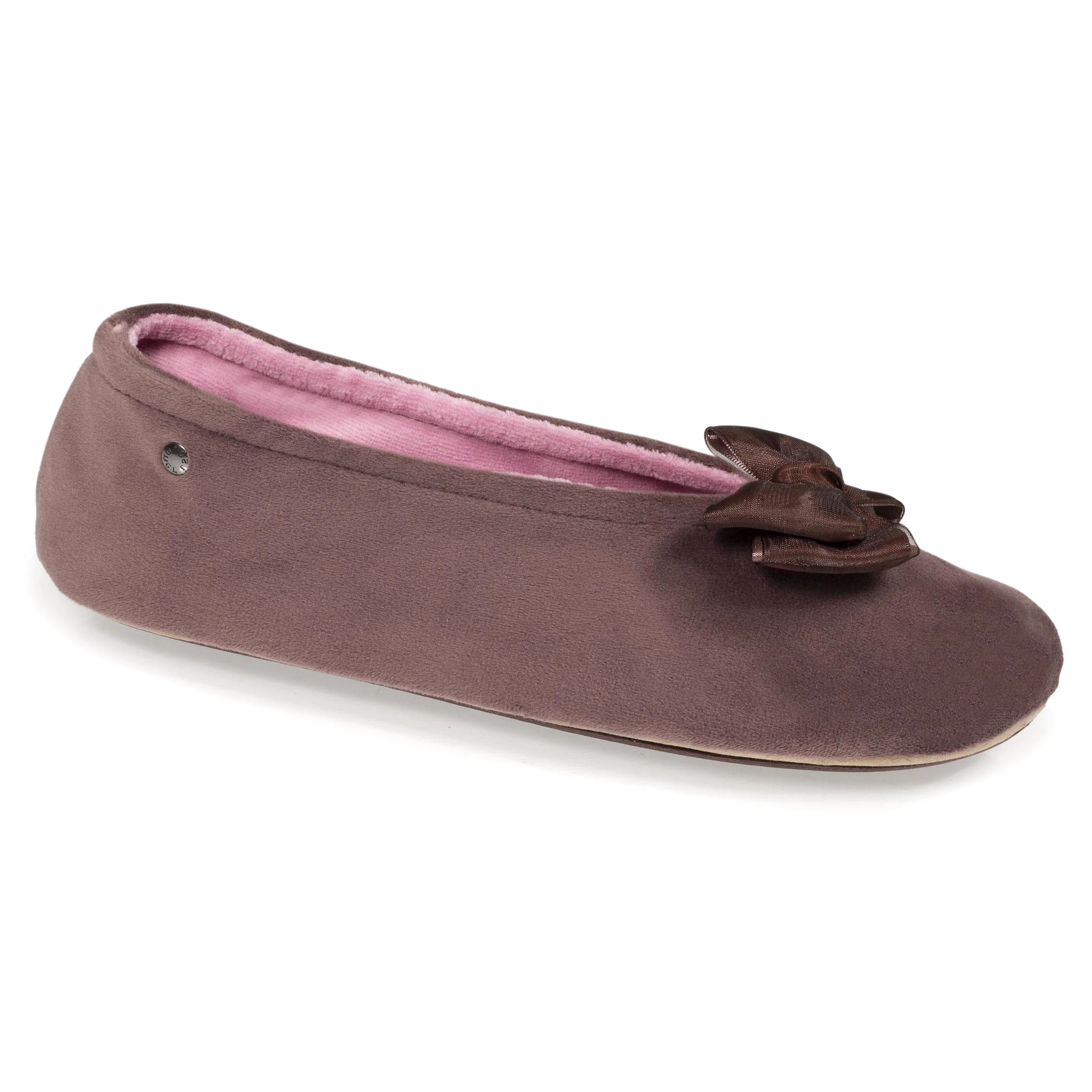 Chaussons ballerines Femme Nud Précieux Taupe