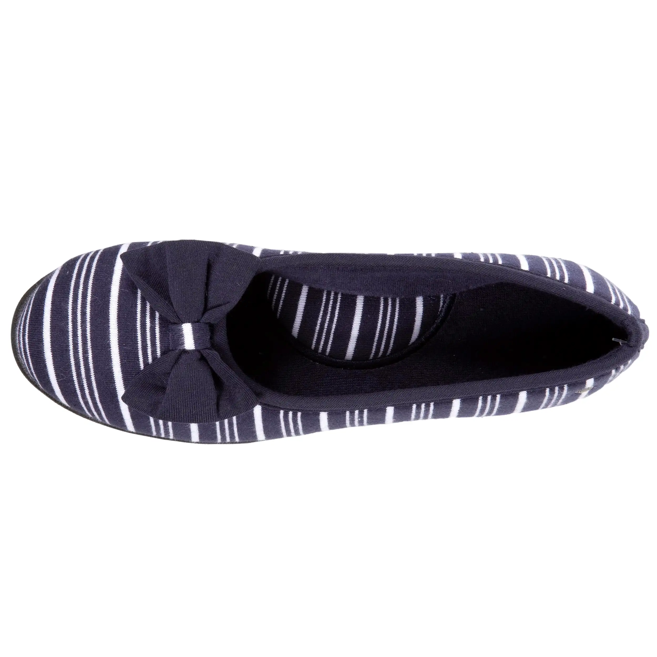 Chaussons ballerines Femme Rayures marine