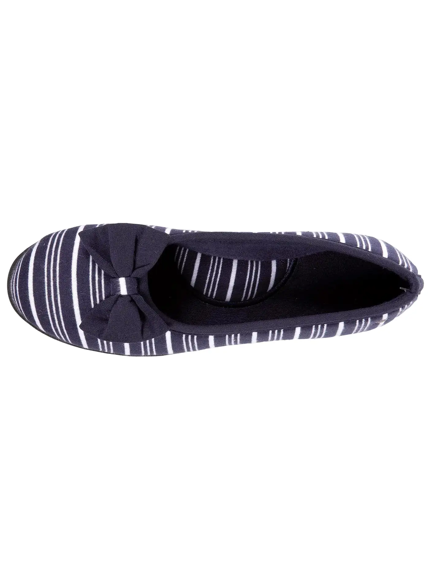 Chaussons ballerines Femme Rayures marine