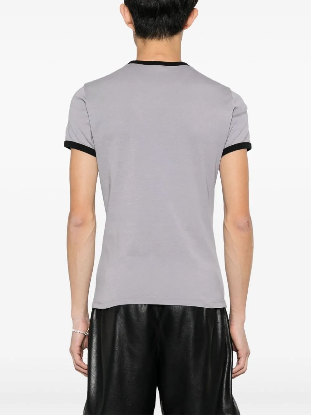 Courrèges - T-shirt Bumpy Contrast en coton