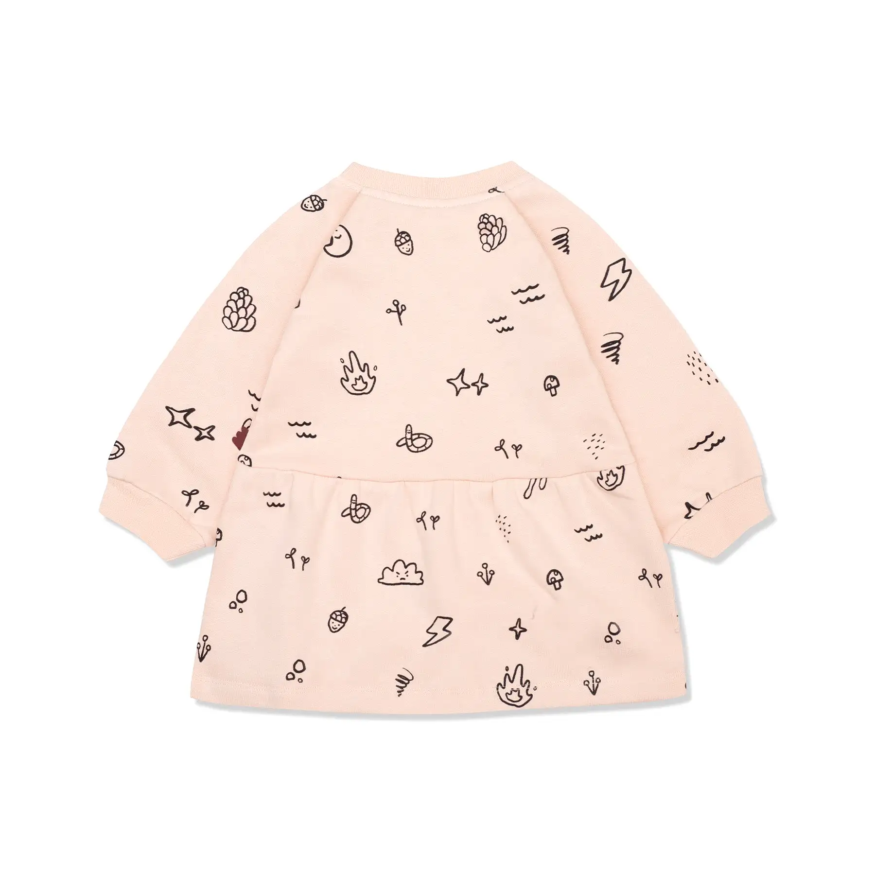 Doodles Print Baby Dress