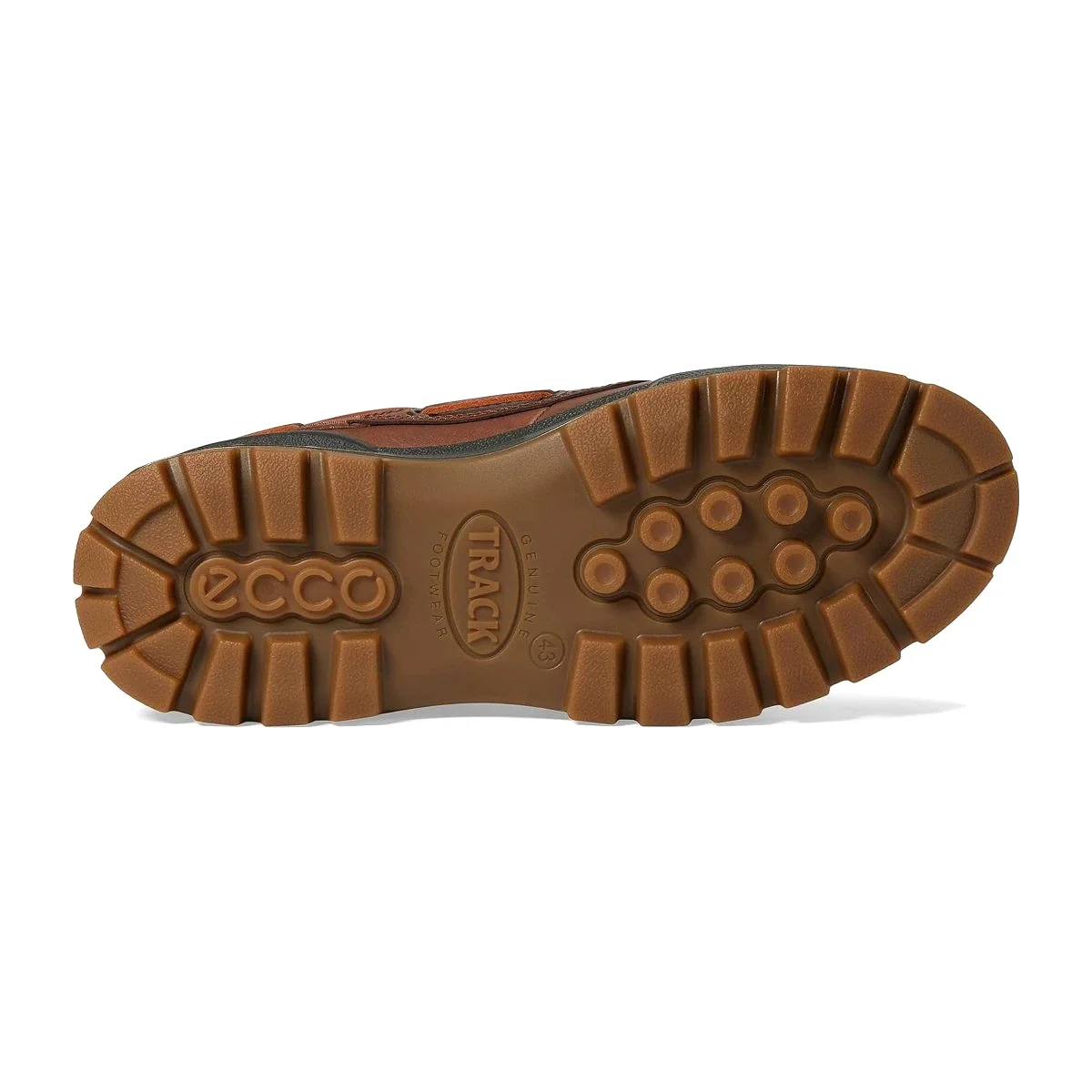 Ecco Men's Track 25 Moc Boat Shoe Bison/Cognac