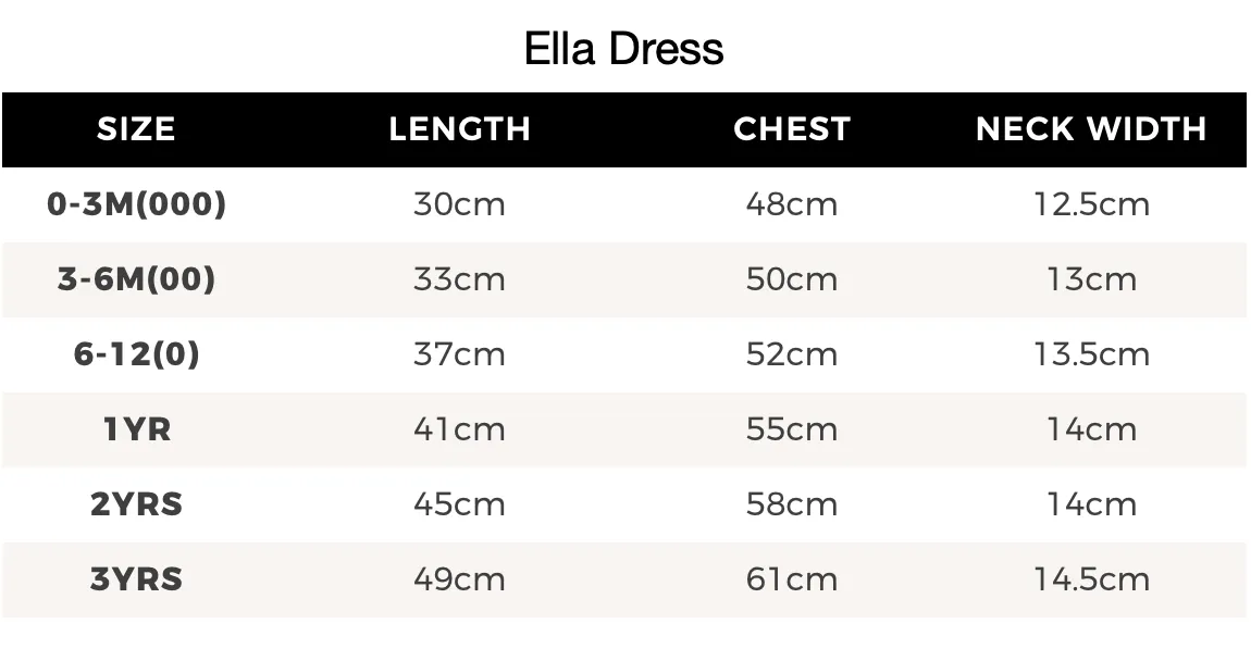 Ella Baby Girl Linen Dress - Cookie Dough