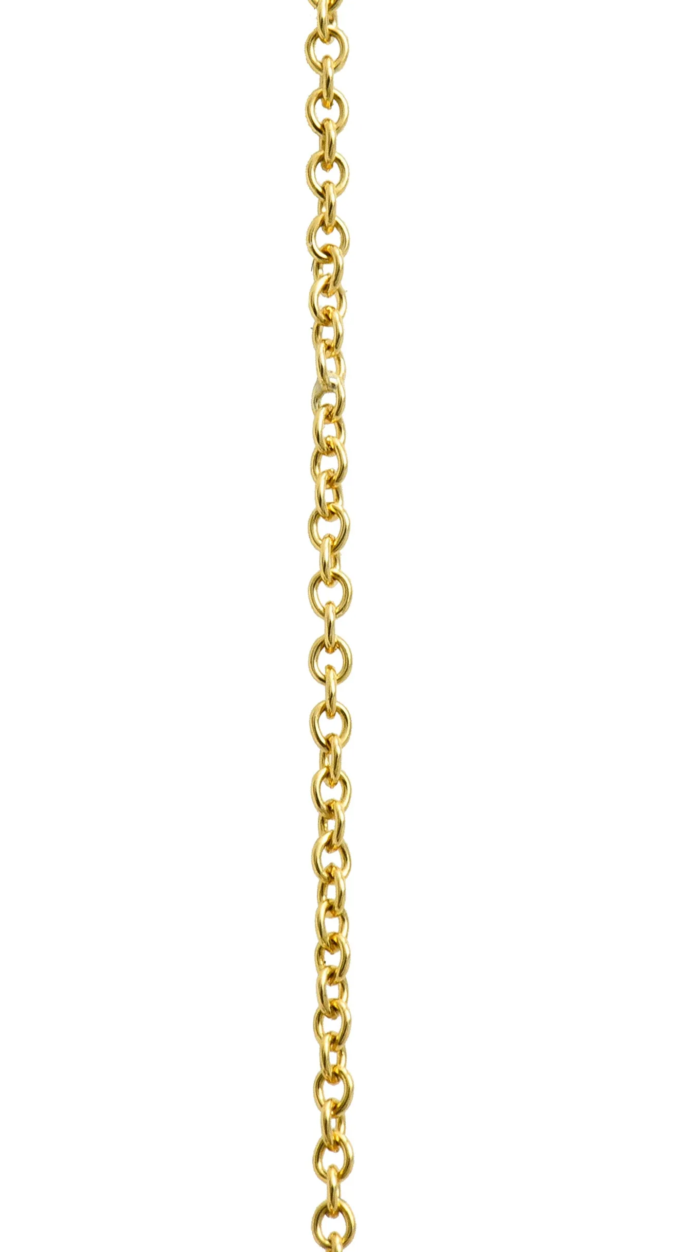 Elsa Peretti Tiffany & Co. Tiger Iron 18 Karat Gold Touchstone Pendant Necklace