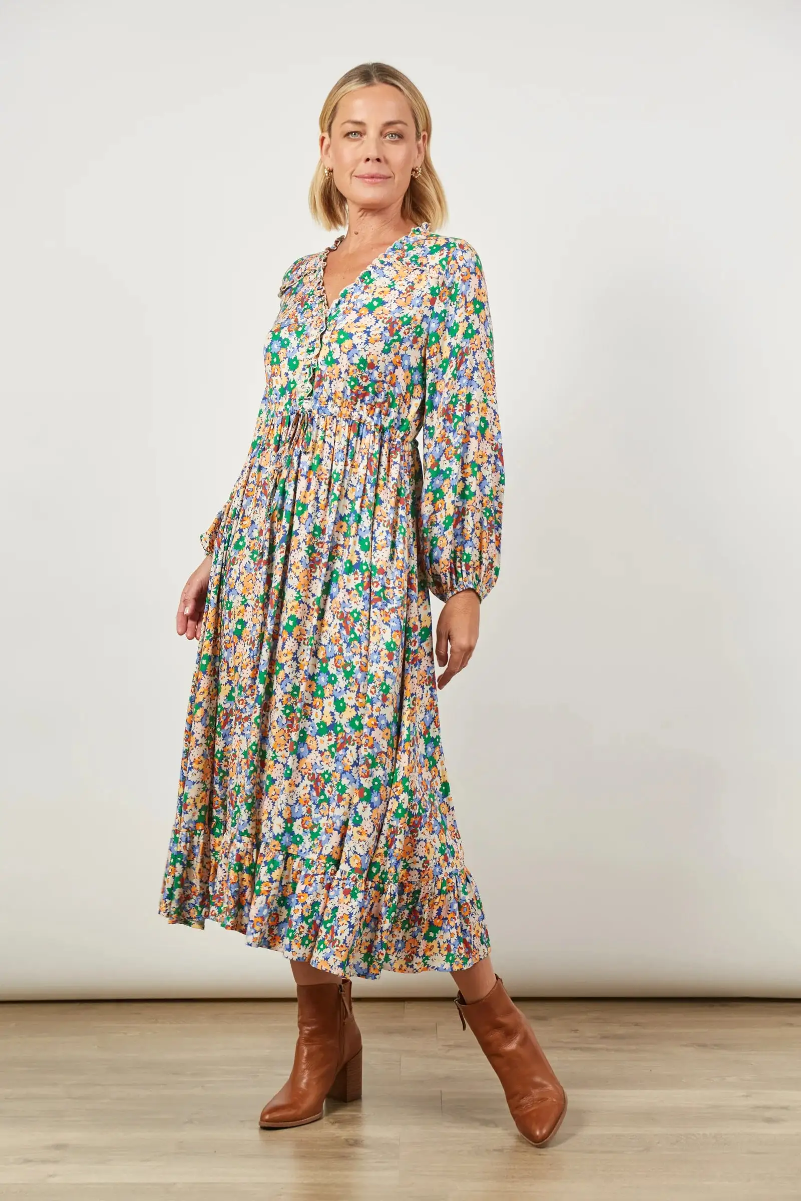 Euphoria Tie Maxi - Meadow Bloom