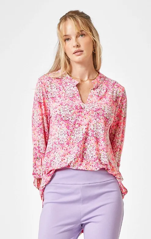 Figure It Out Top - Magenta Multi