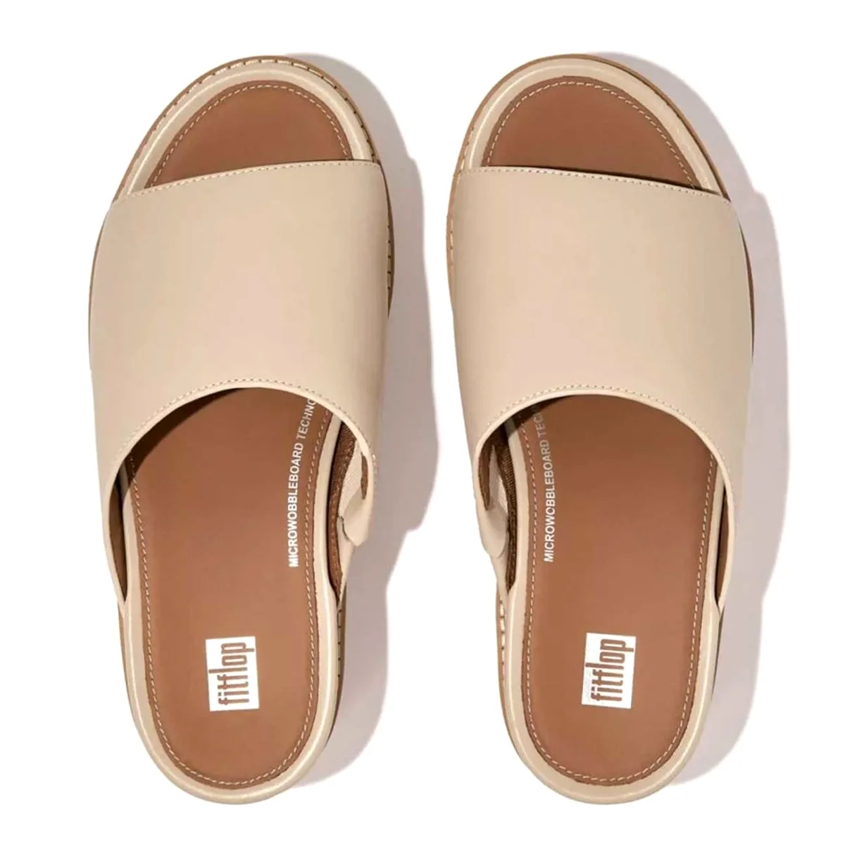 FitFlop Women's Eloise Cork-Wrap Slip-On Stone