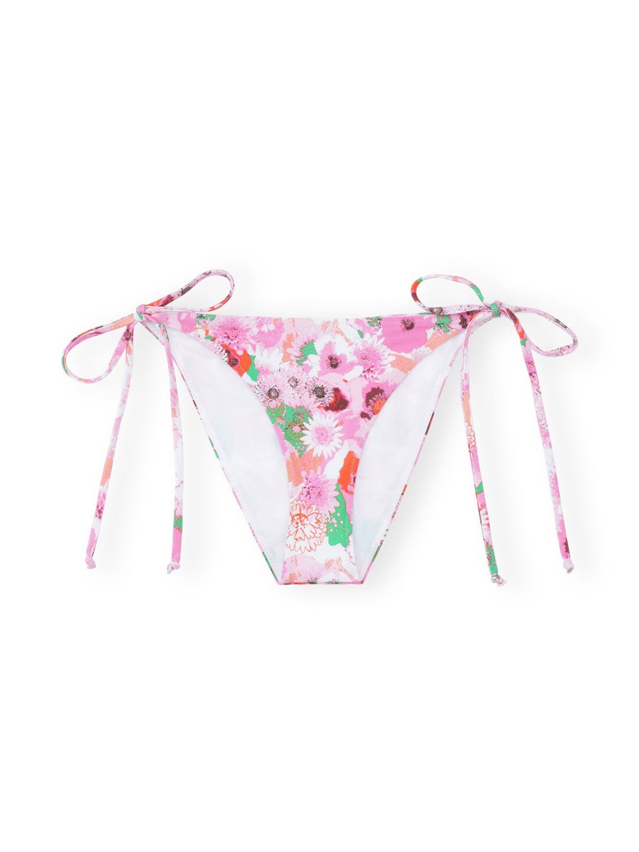 GANNI    FLORAL PRINT BIKINI BOTTOM