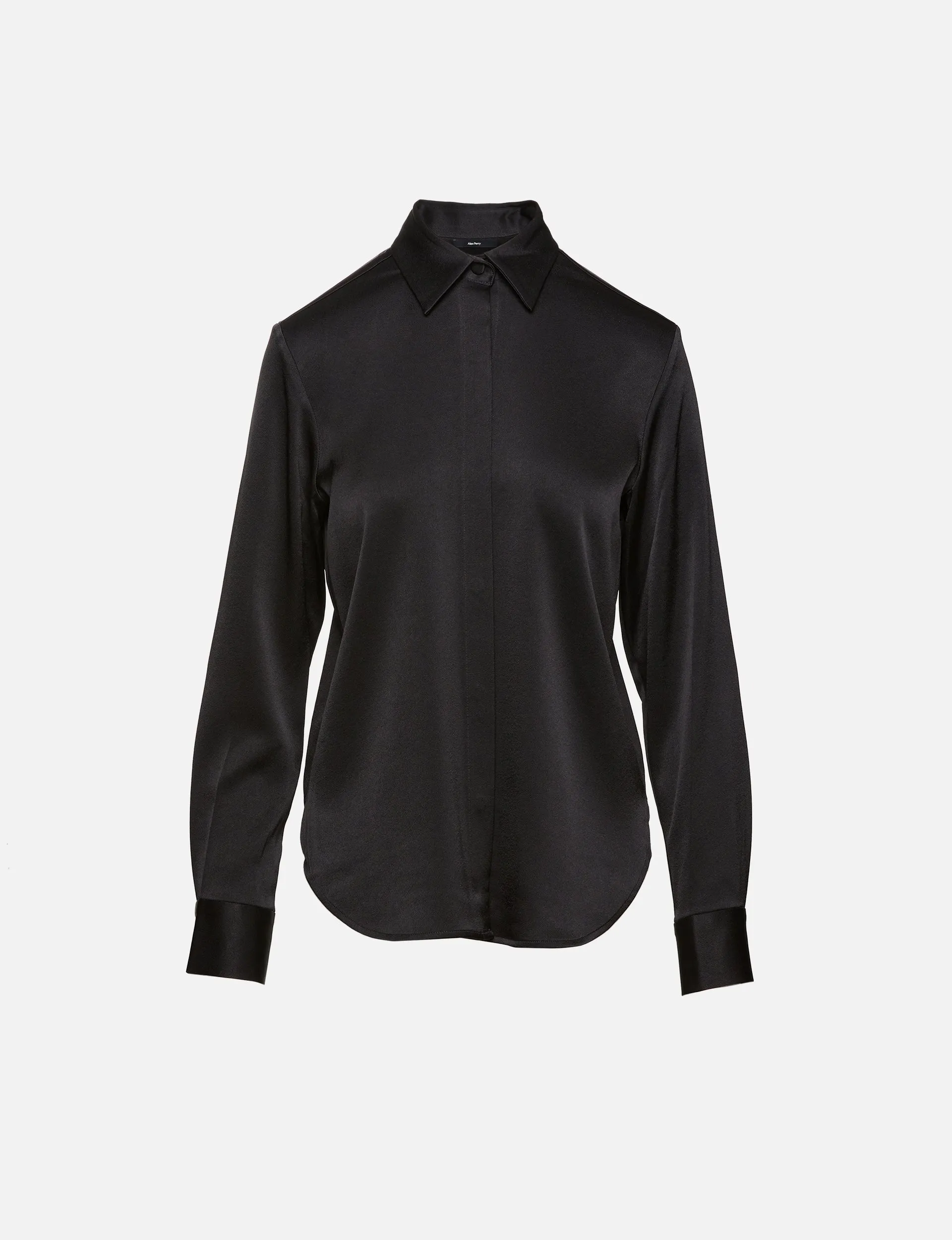 Harper Satin Fitted Shirt