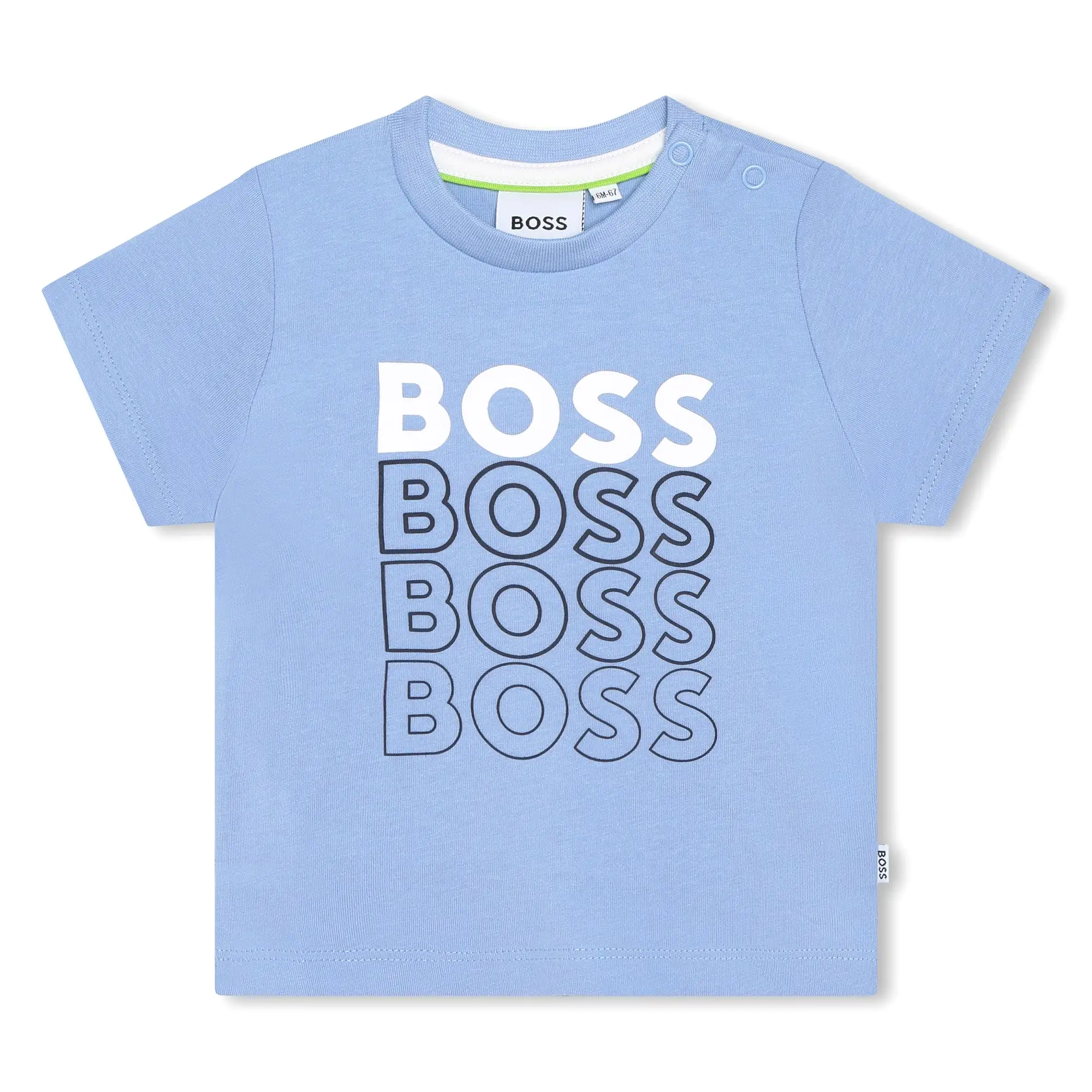 Hugo Boss Toddler Dress Short Sleeve T-Shirt_Blue J05A02-77A