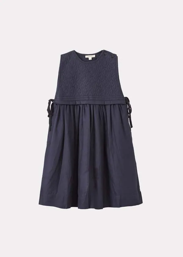 Kids Caramel COLIMA GIRL DRESS - DARK NAVY