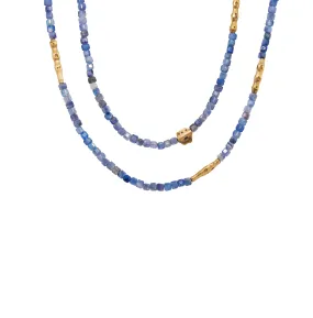 Kyanite Flora Beaded Necklace