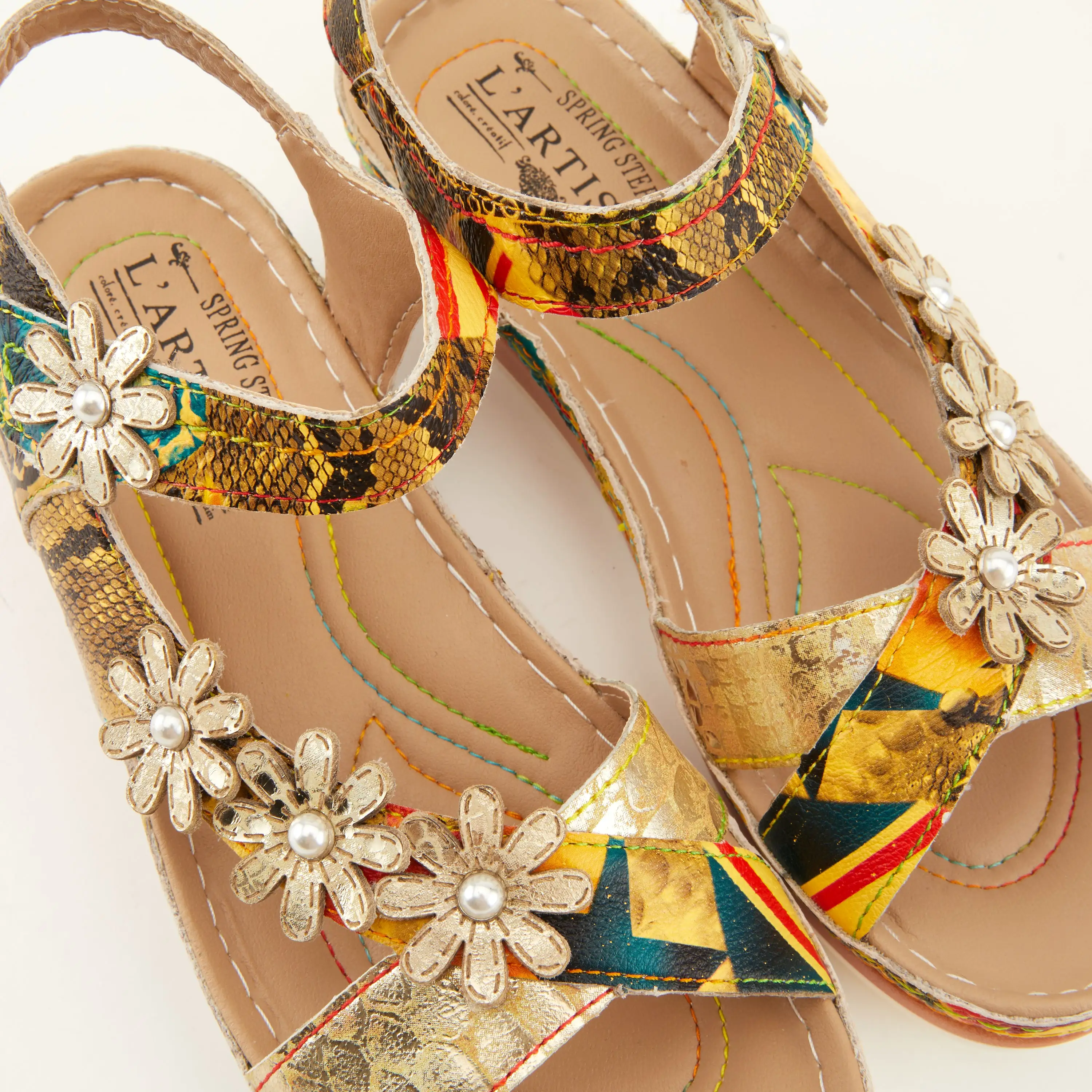 L'ARTISTE CHARLEEN ANKLE STRAP SANDALS