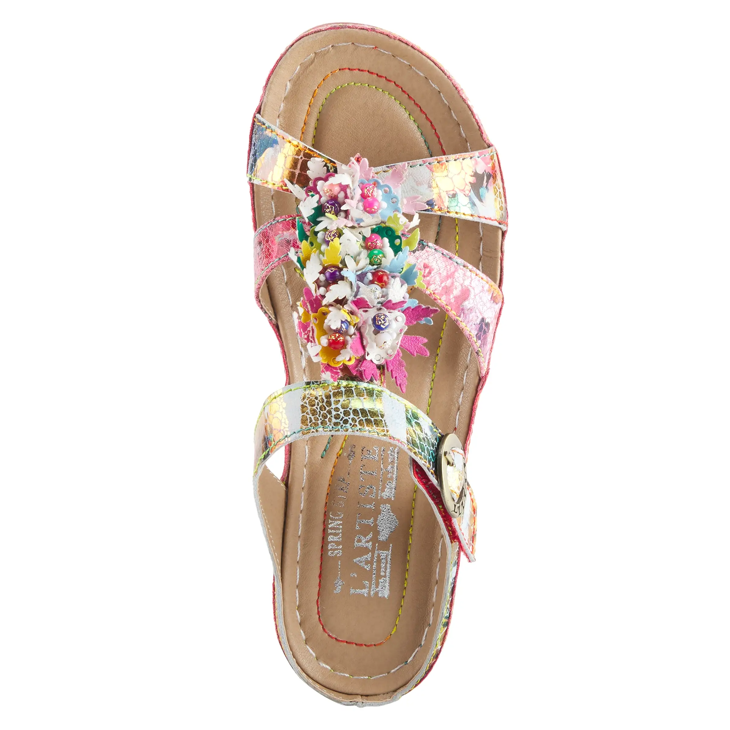 L'ARTISTE SNAZZY SLIDE SANDALS