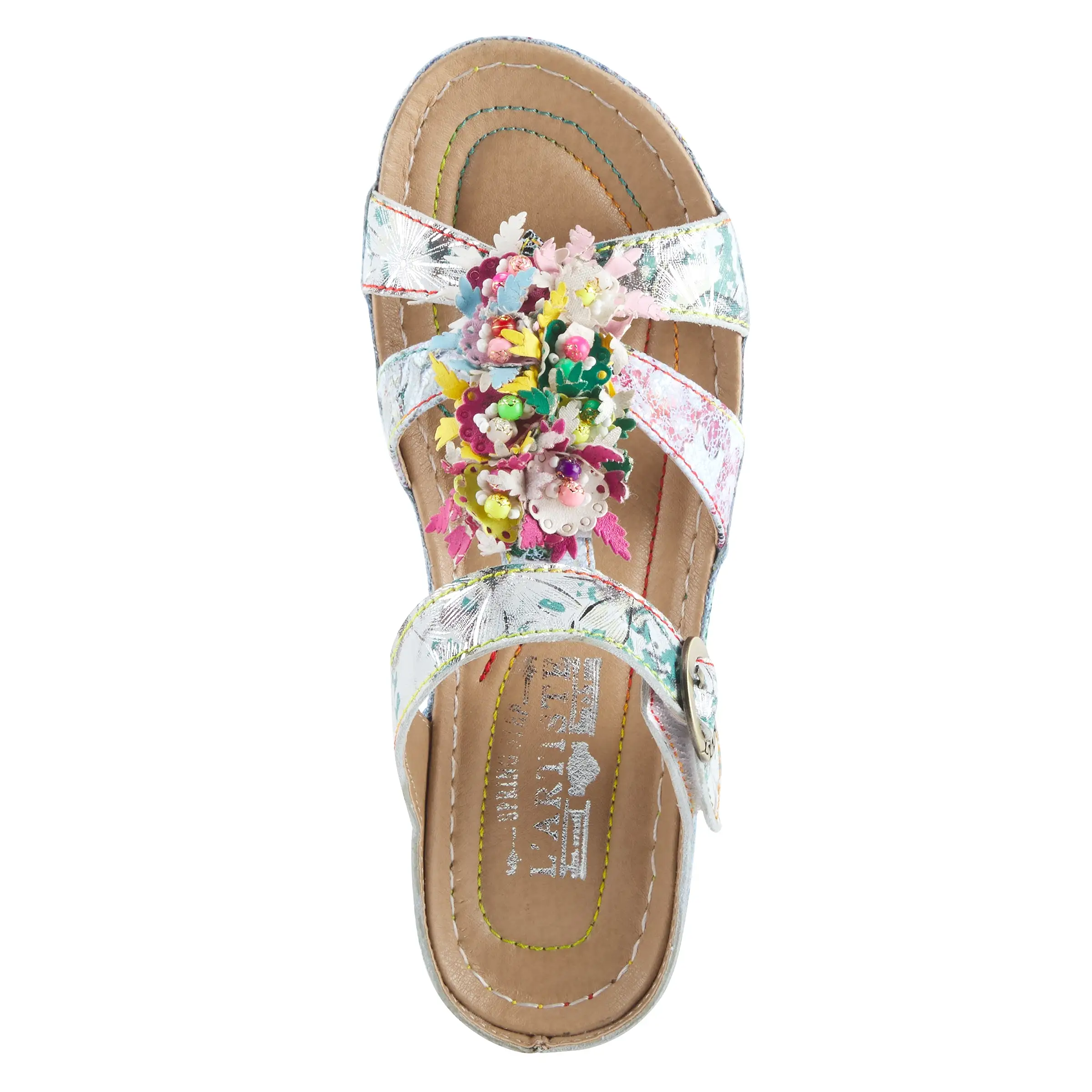 L'ARTISTE SNAZZY SLIDE SANDALS