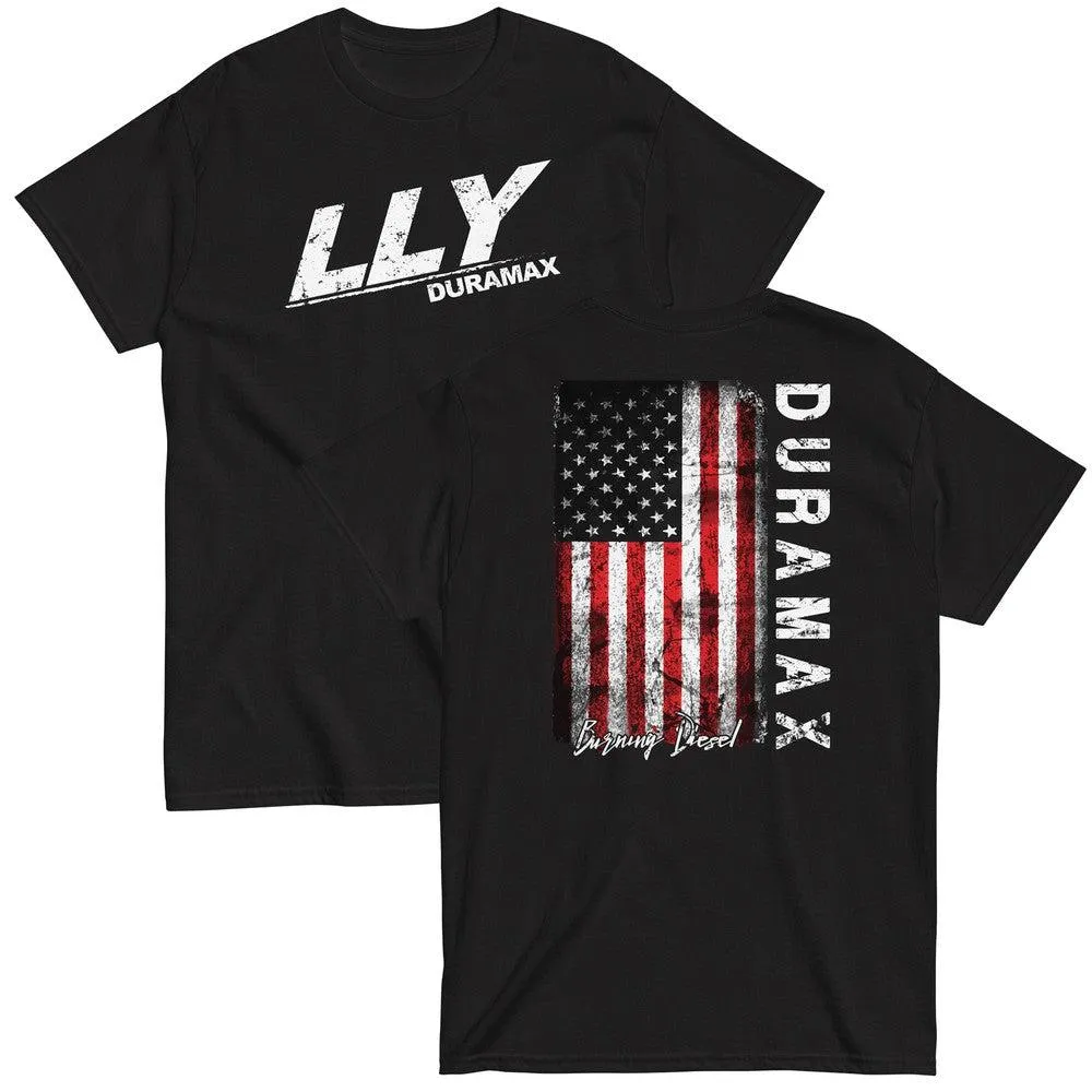 LLY Duramax T-Shirt With American Flag Design