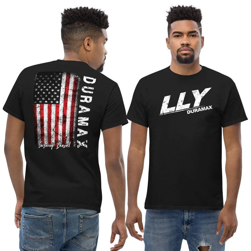 LLY Duramax T-Shirt With American Flag Design